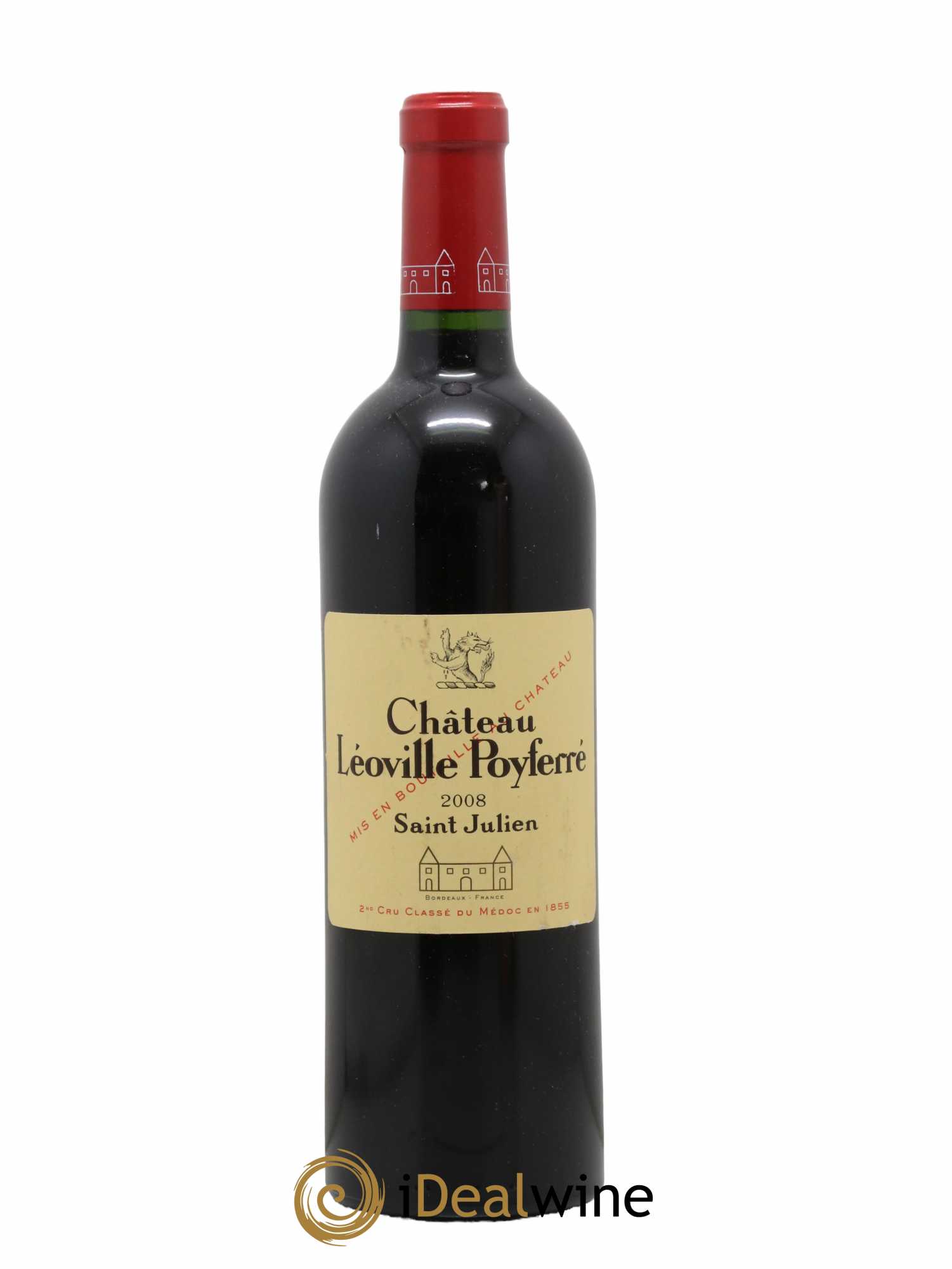 Château Léoville Poyferré 2ème Grand Cru Classé 2008 - Lot of 1 bottle - 0