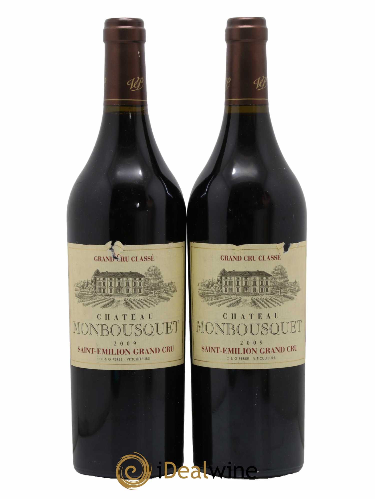 Château Monbousquet Grand Cru Classé 2009 - Lot de 2 bouteilles - 0