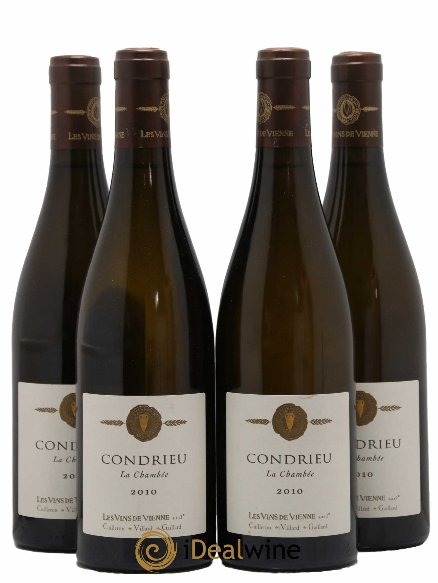 Condrieu La Chambée Cuilleron Villard Gaillard 2010 - Lotto di 4 bottiglie - 0