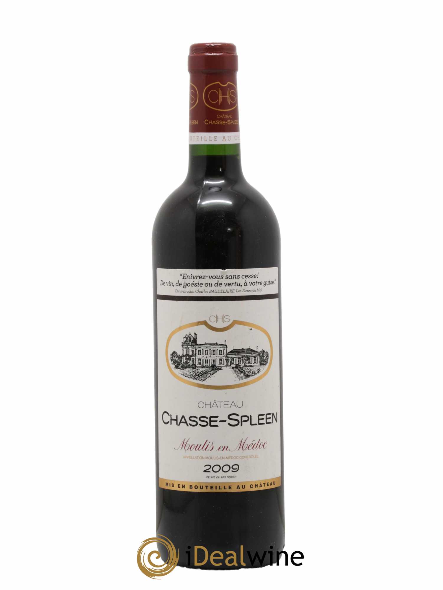 Château Chasse Spleen 2009 - Lot de 1 bouteille - 0