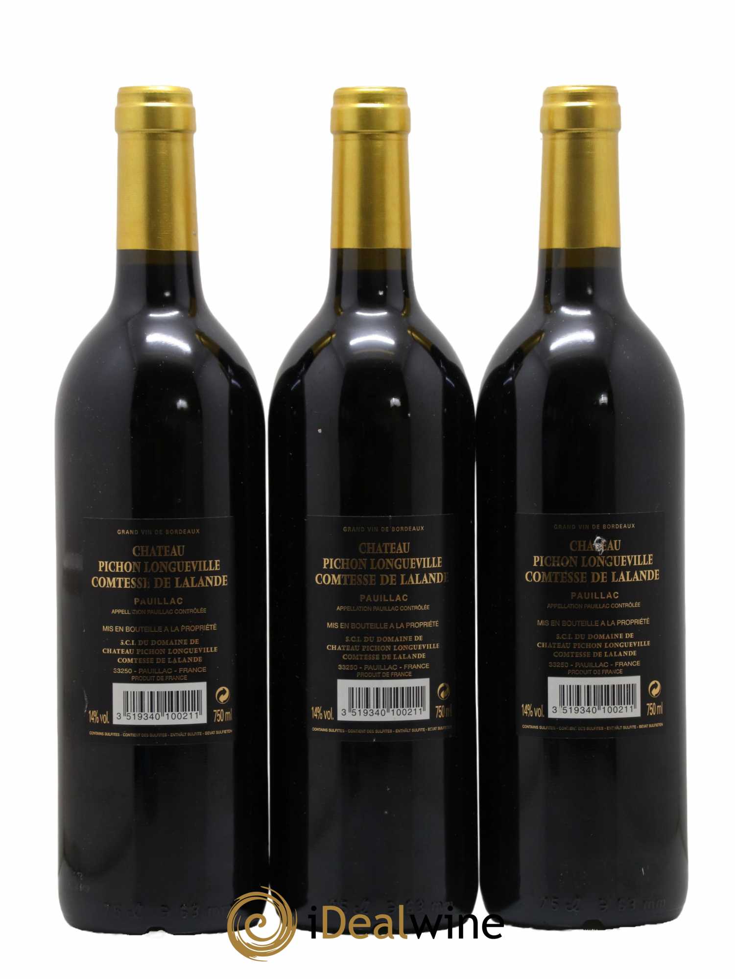 Château Pichon Longueville Comtesse de Lalande 2ème Grand Cru Classé 2010 - Lot de 6 bouteilles - 4