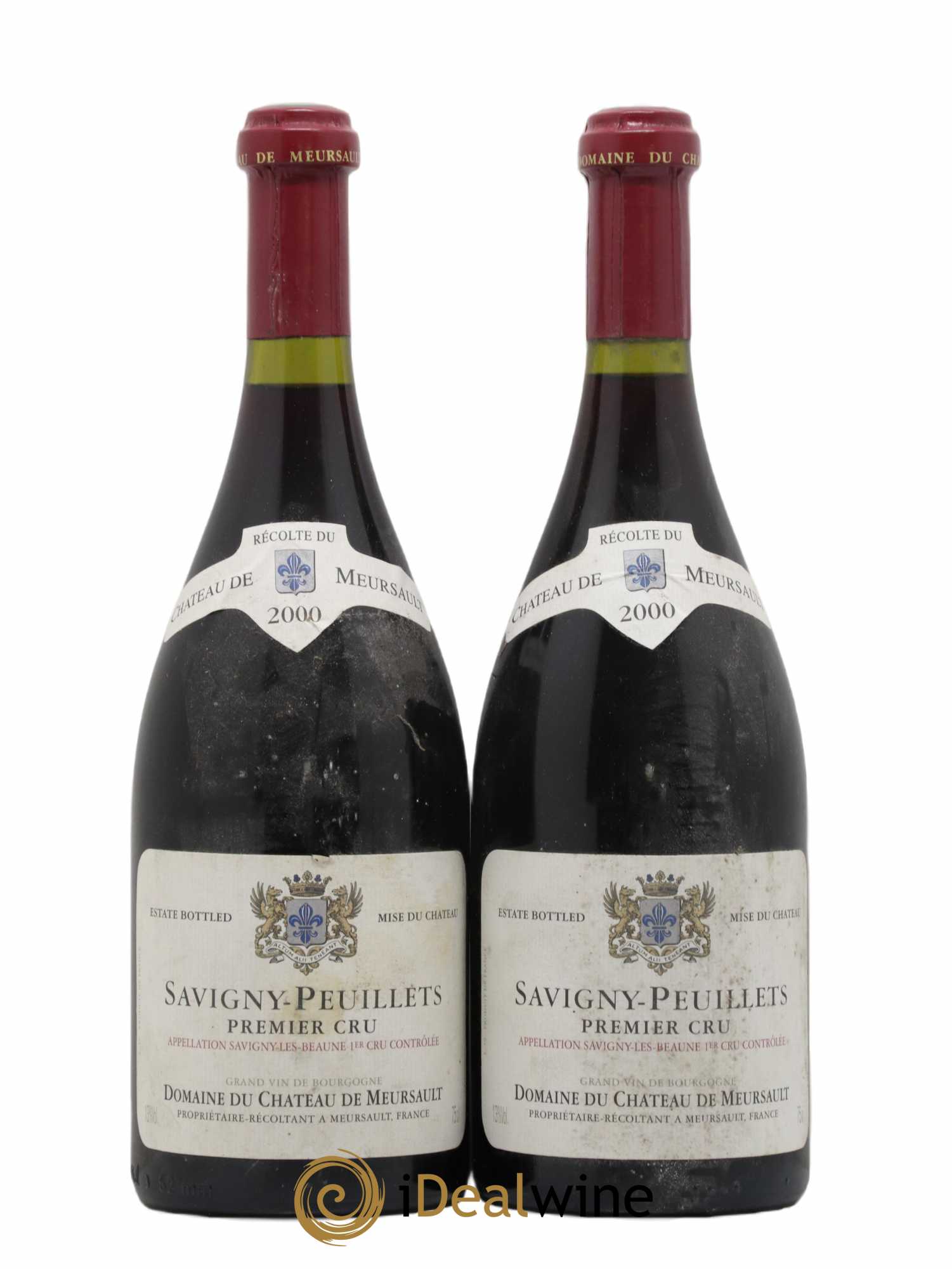 Savigny-lès-Beaune 1er Cru Les Peuillets Château de Meursault 2000 - Lot de 2 bouteilles - 0