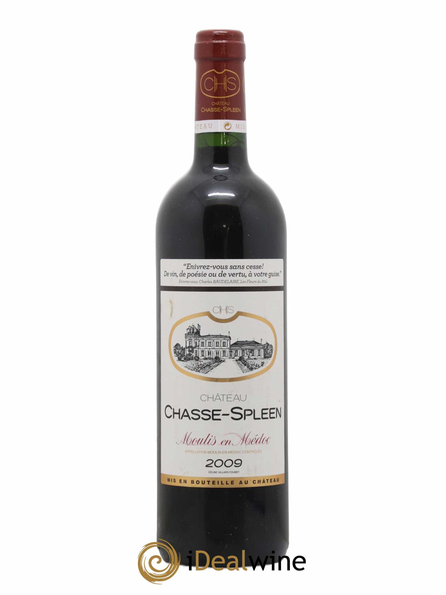 Château Chasse Spleen 2009 - Lot de 1 bouteille - 0