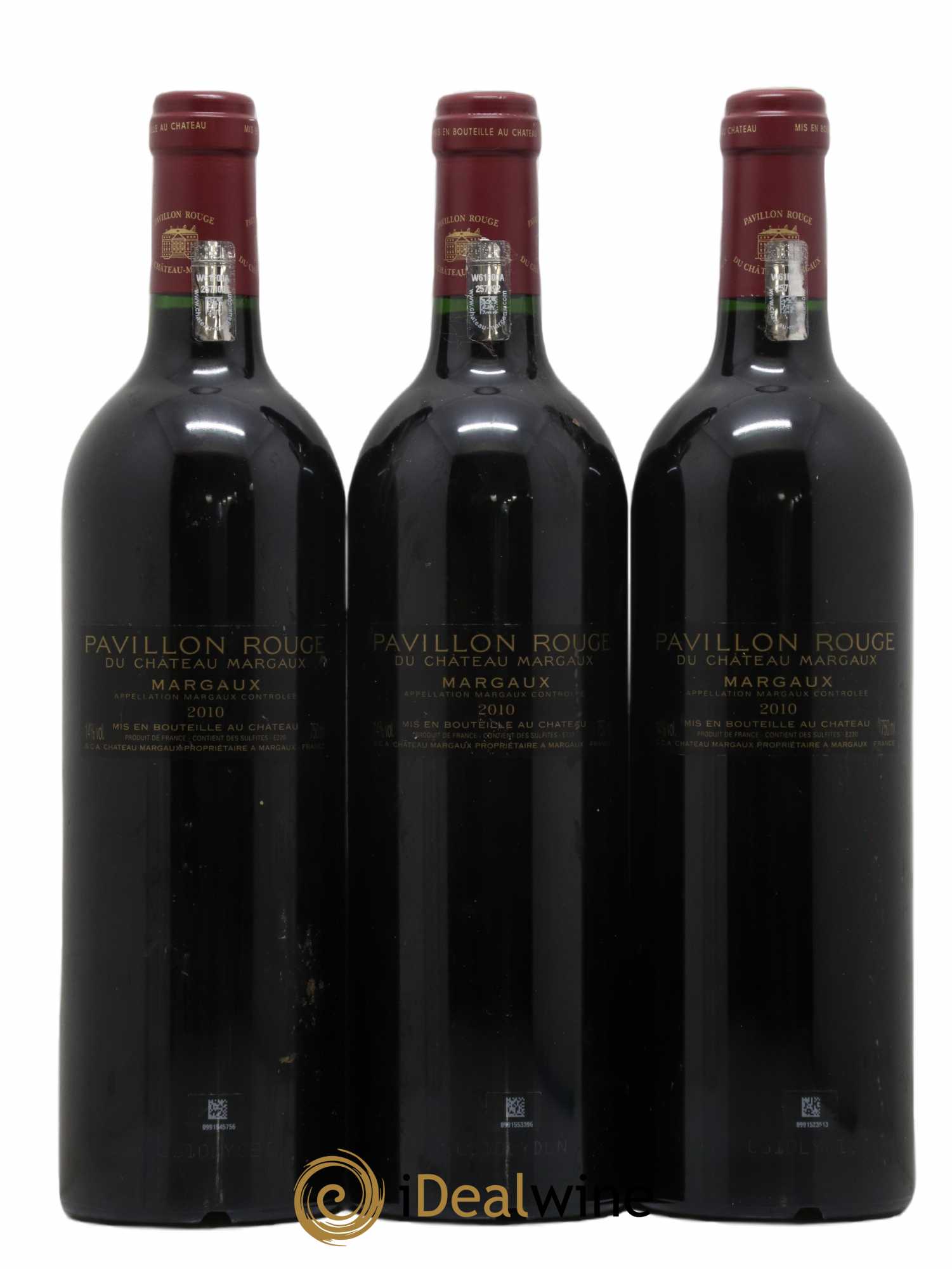 Pavillon Rouge du Château Margaux Second Vin 2010 - Lot of 3 bottles - 1