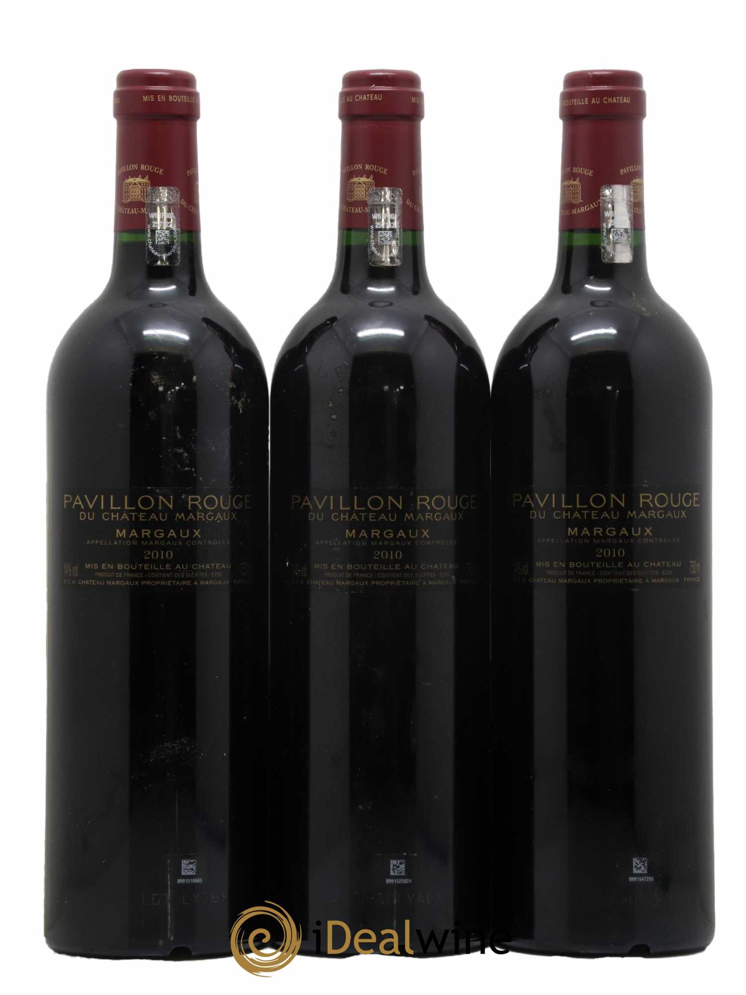 Pavillon Rouge du Château Margaux Second Vin 2010 - Lot de 3 bouteilles - 1