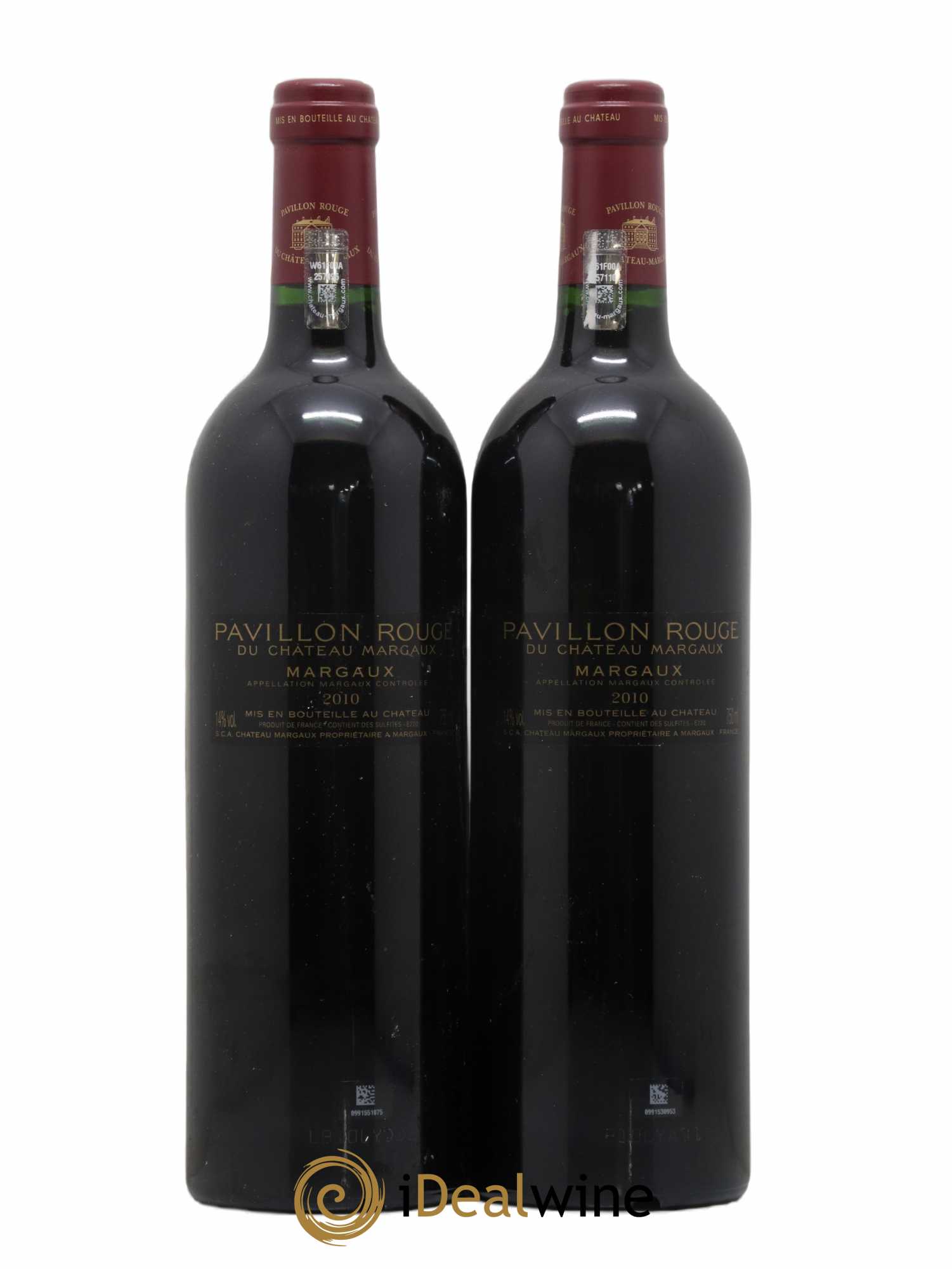 Pavillon Rouge du Château Margaux Second Vin 2010 - Lot of 2 bottles - 1
