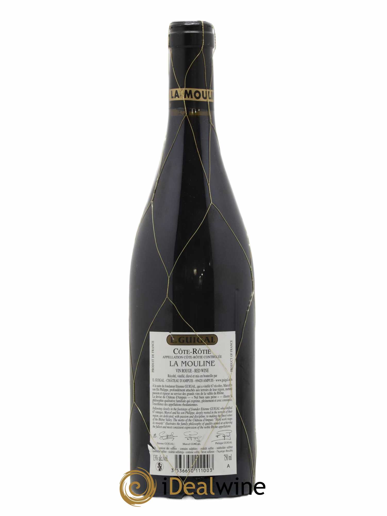 Côte-Rôtie La Mouline Guigal 2008 - Lot of 1 bottle - 1