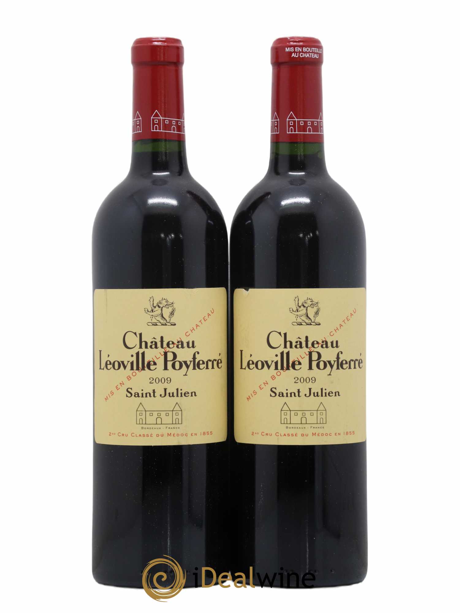 Château Léoville Poyferré 2ème Grand Cru Classé 2009 - Lot of 2 bottles - 0