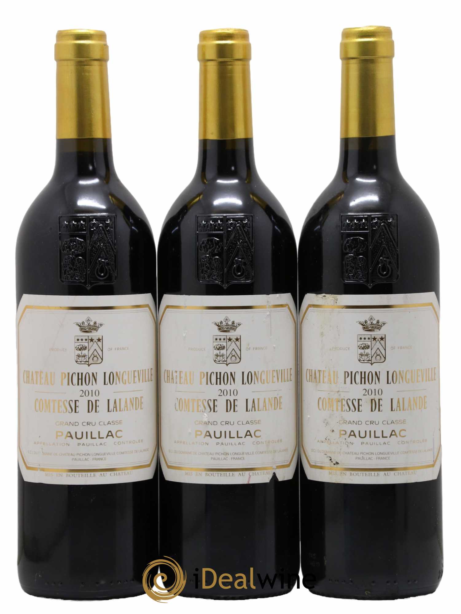 Château Pichon Longueville Comtesse de Lalande 2ème Grand Cru Classé 2010 - Lot de 3 bouteilles - 0