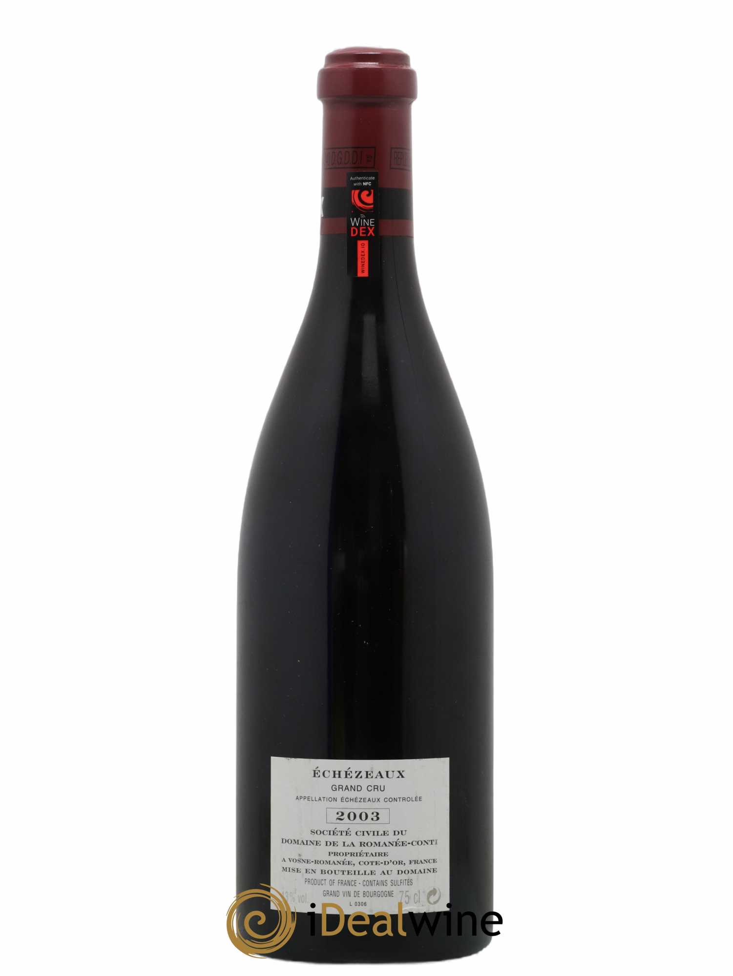 Echezeaux Grand Cru Domaine de la Romanée-Conti 2003 - Lot de 1 bouteille - 1