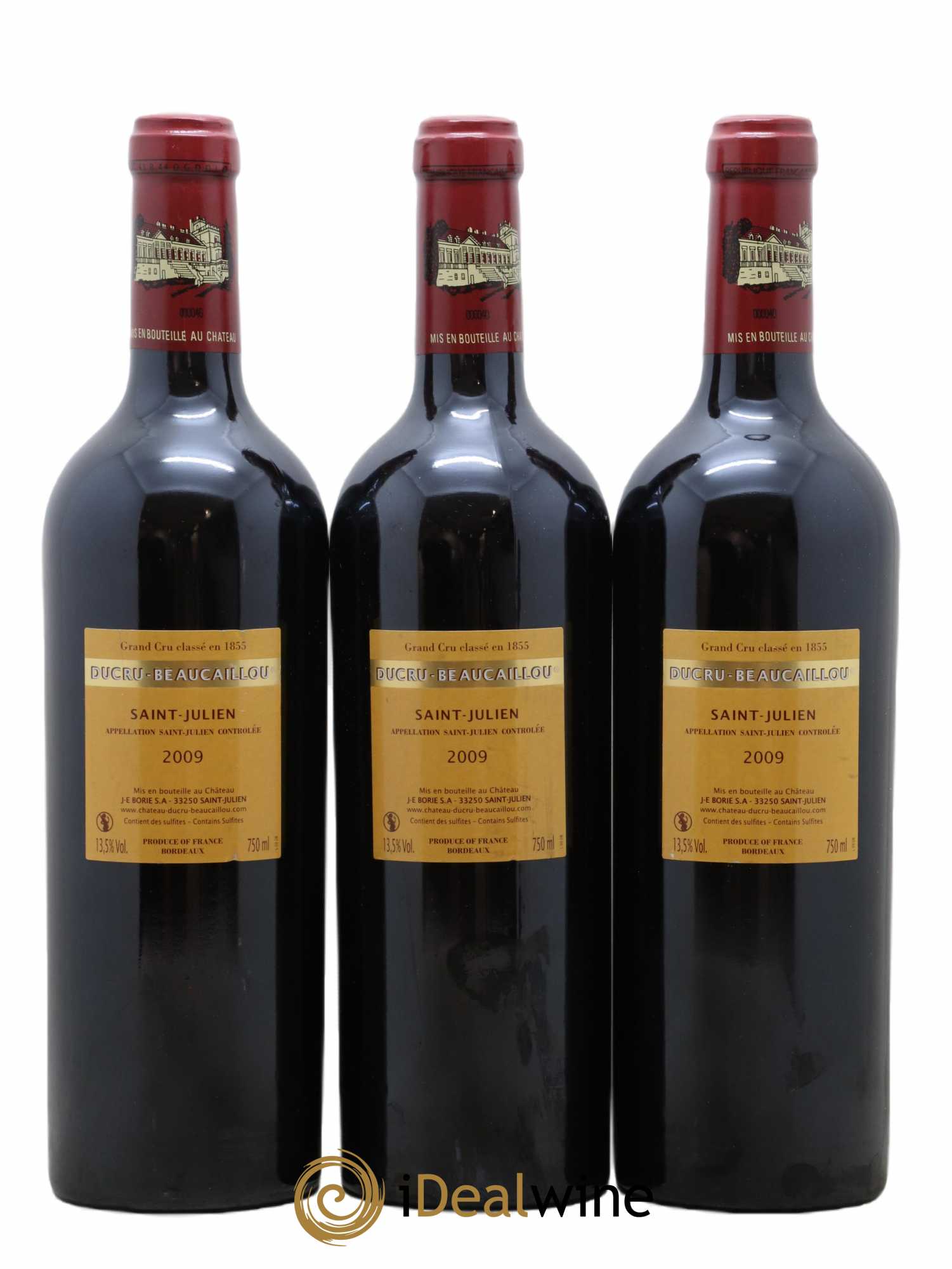 Château Ducru Beaucaillou 2ème Grand Cru Classé 2009 - Lot de 3 bouteilles - 1