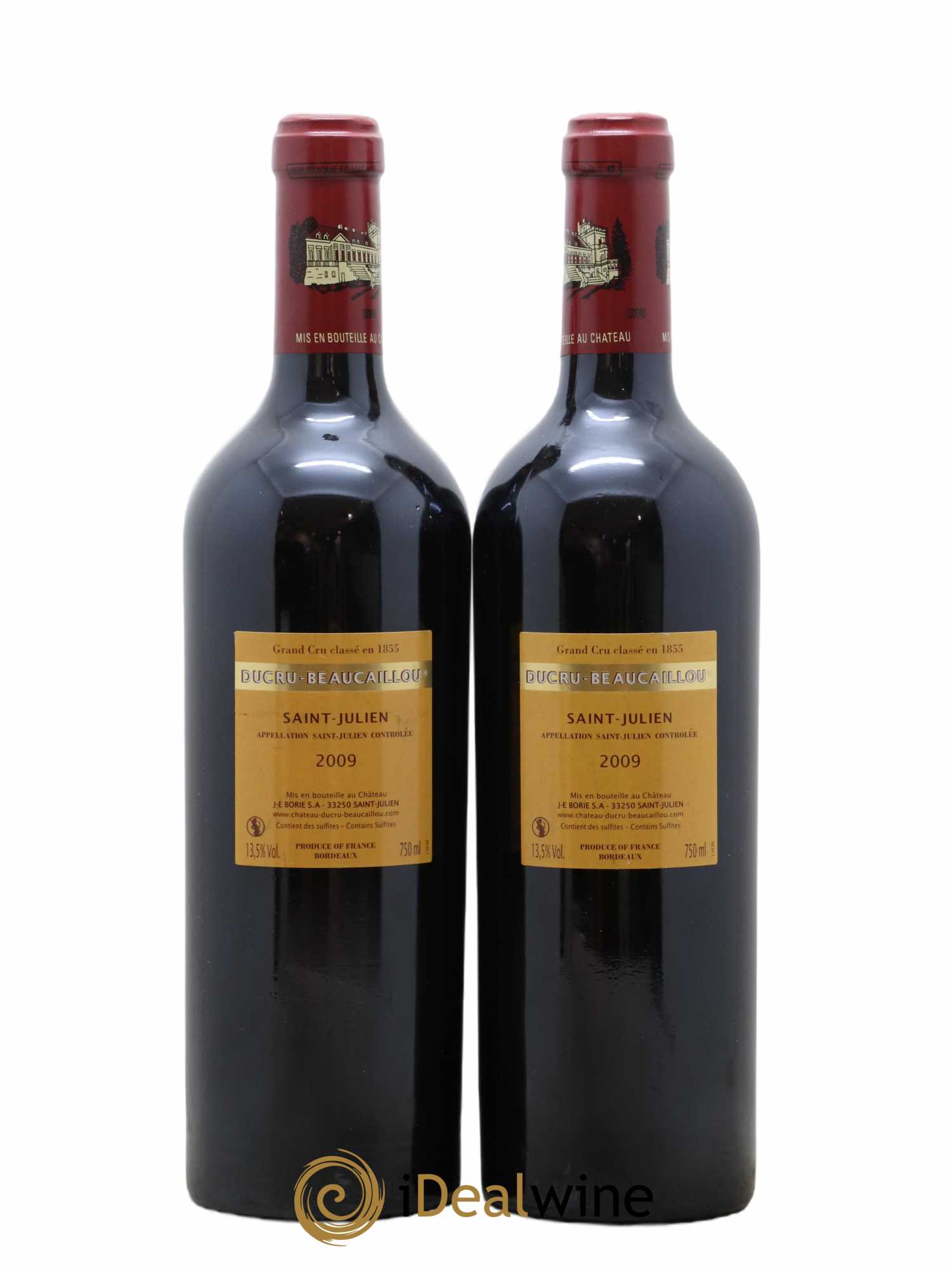 Château Ducru Beaucaillou 2ème Grand Cru Classé 2009 - Lot of 2 bottles - 1