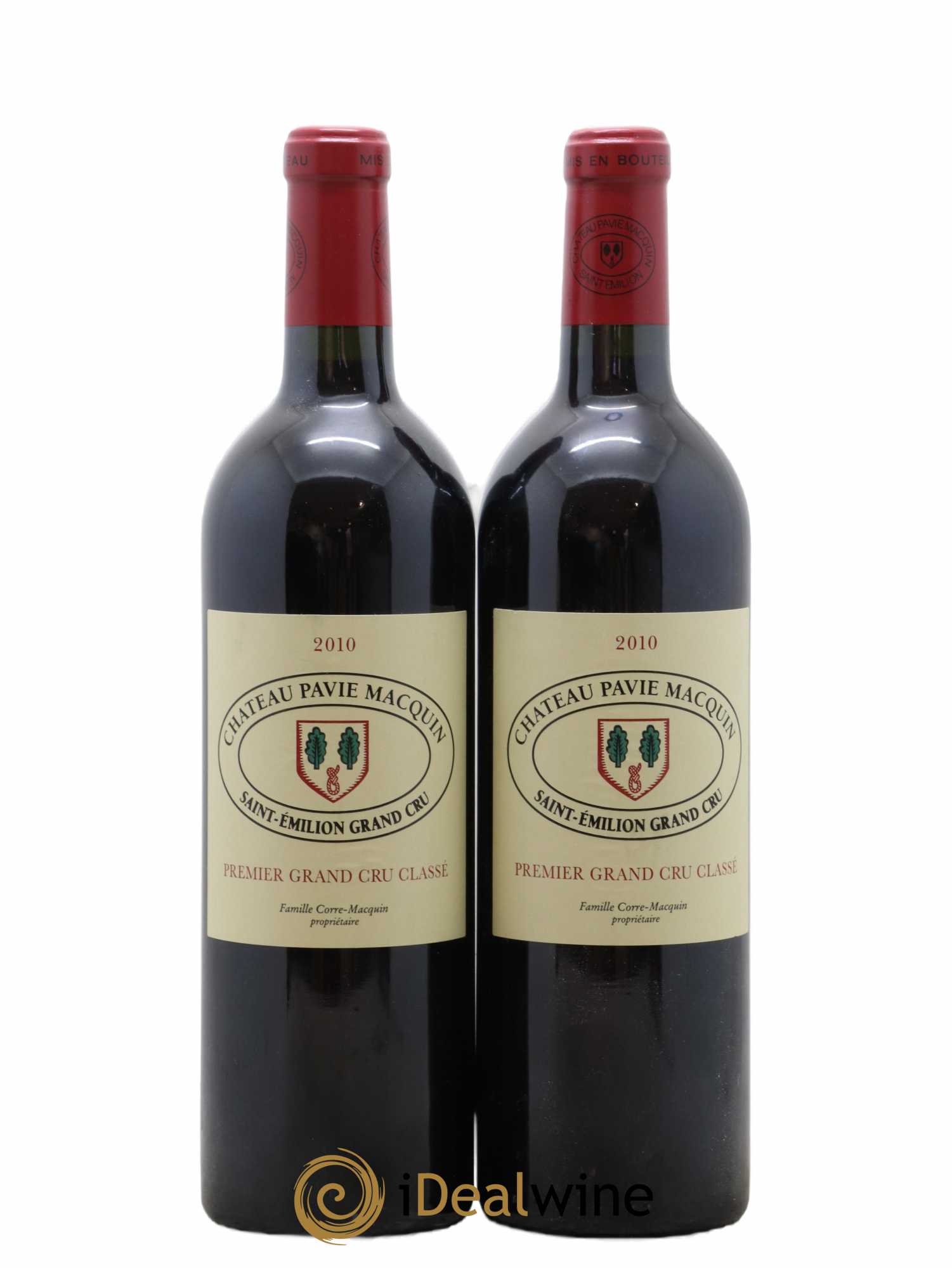 Château Pavie Macquin 1er Grand Cru Classé B 2010 - Lot of 2 bottles - 0