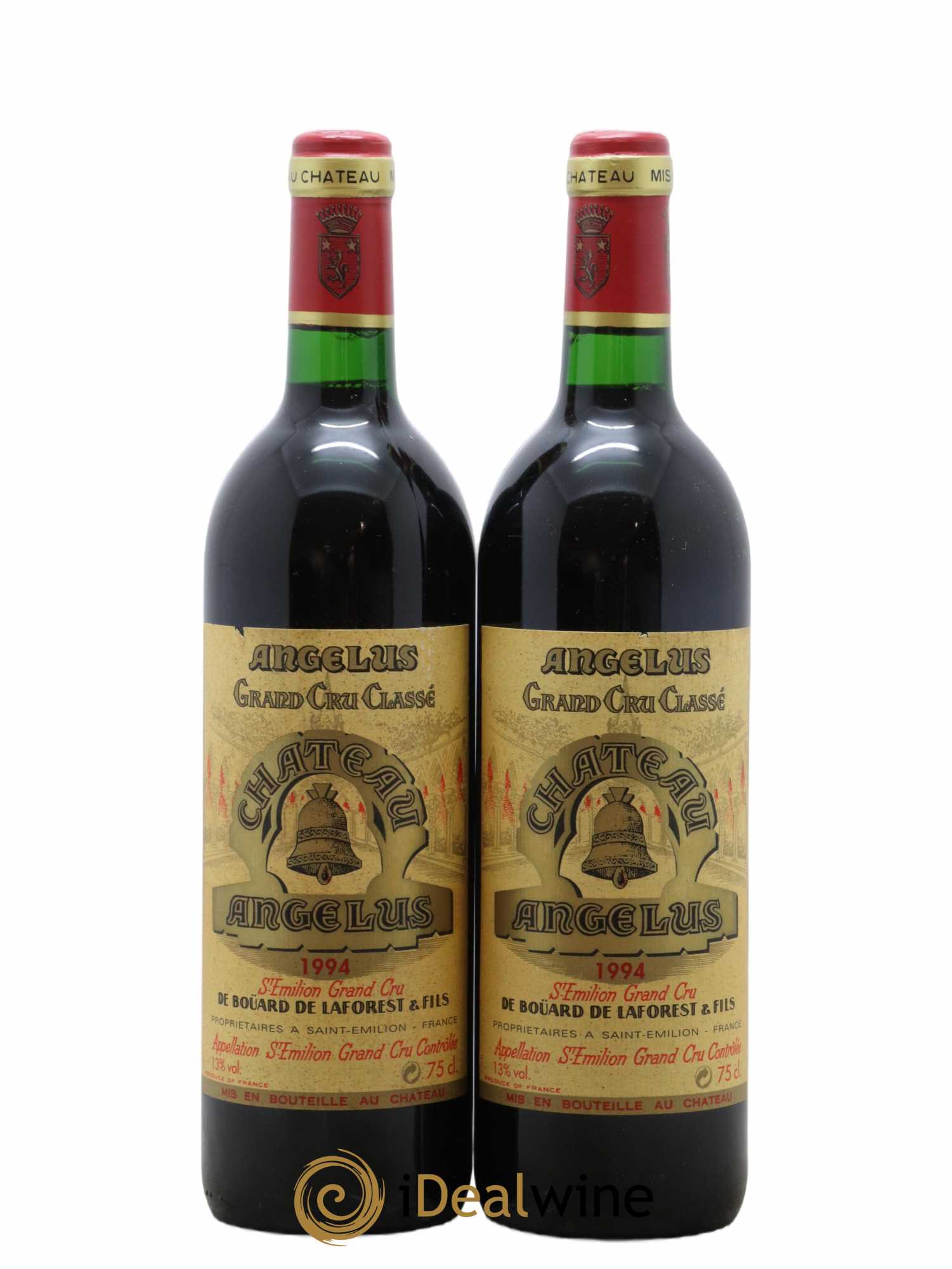 Château Angélus 1er Grand Cru Classé A 1994 - Lot de 2 bouteilles - 0