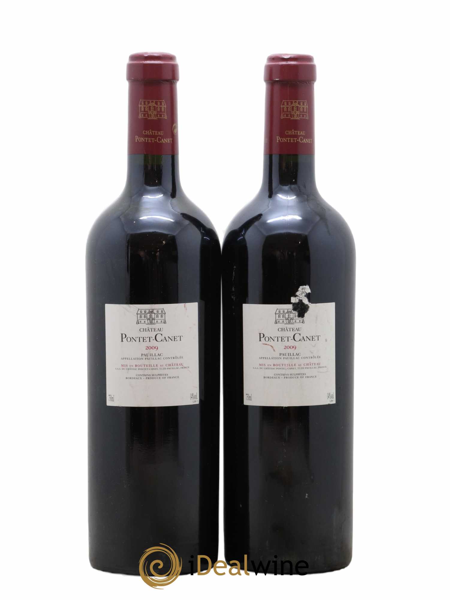 Château Pontet Canet 5ème Grand Cru Classé 2009 - Lot of 2 bottles - 1