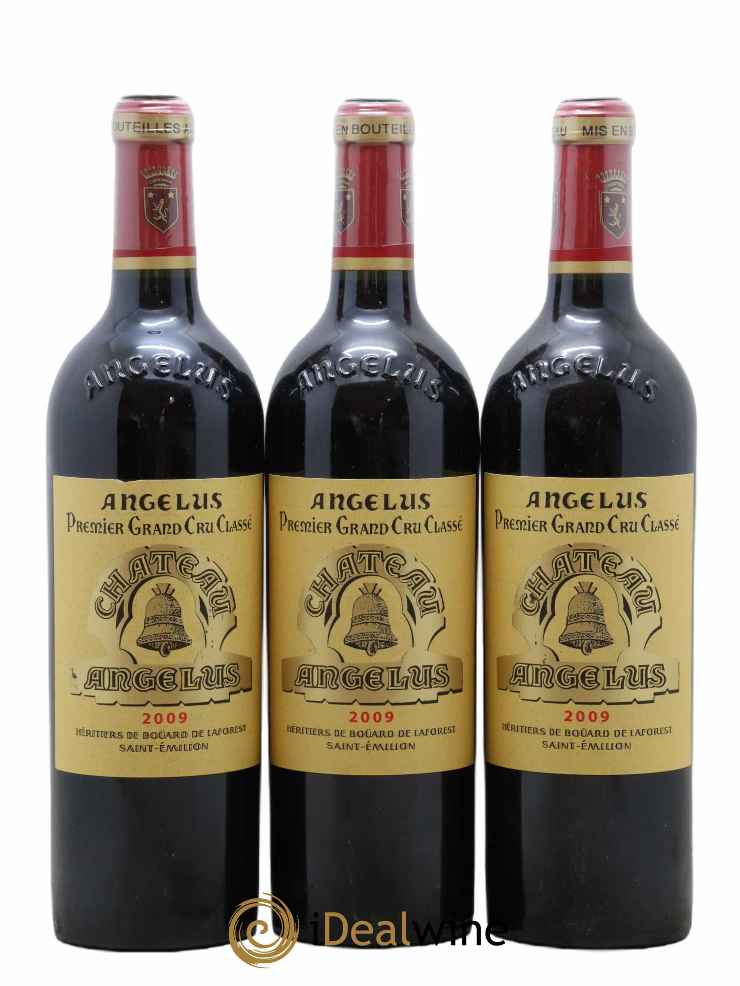 Château Angélus 1er Grand Cru Classé A 2009 - Lot de 3 bouteilles - 0