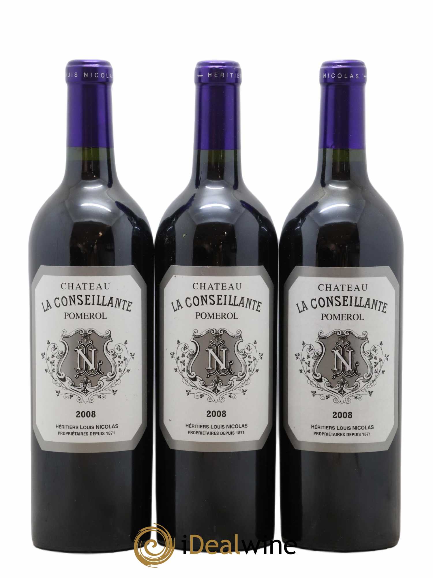 Château la Conseillante 2008 - Lot of 3 bottles - 0
