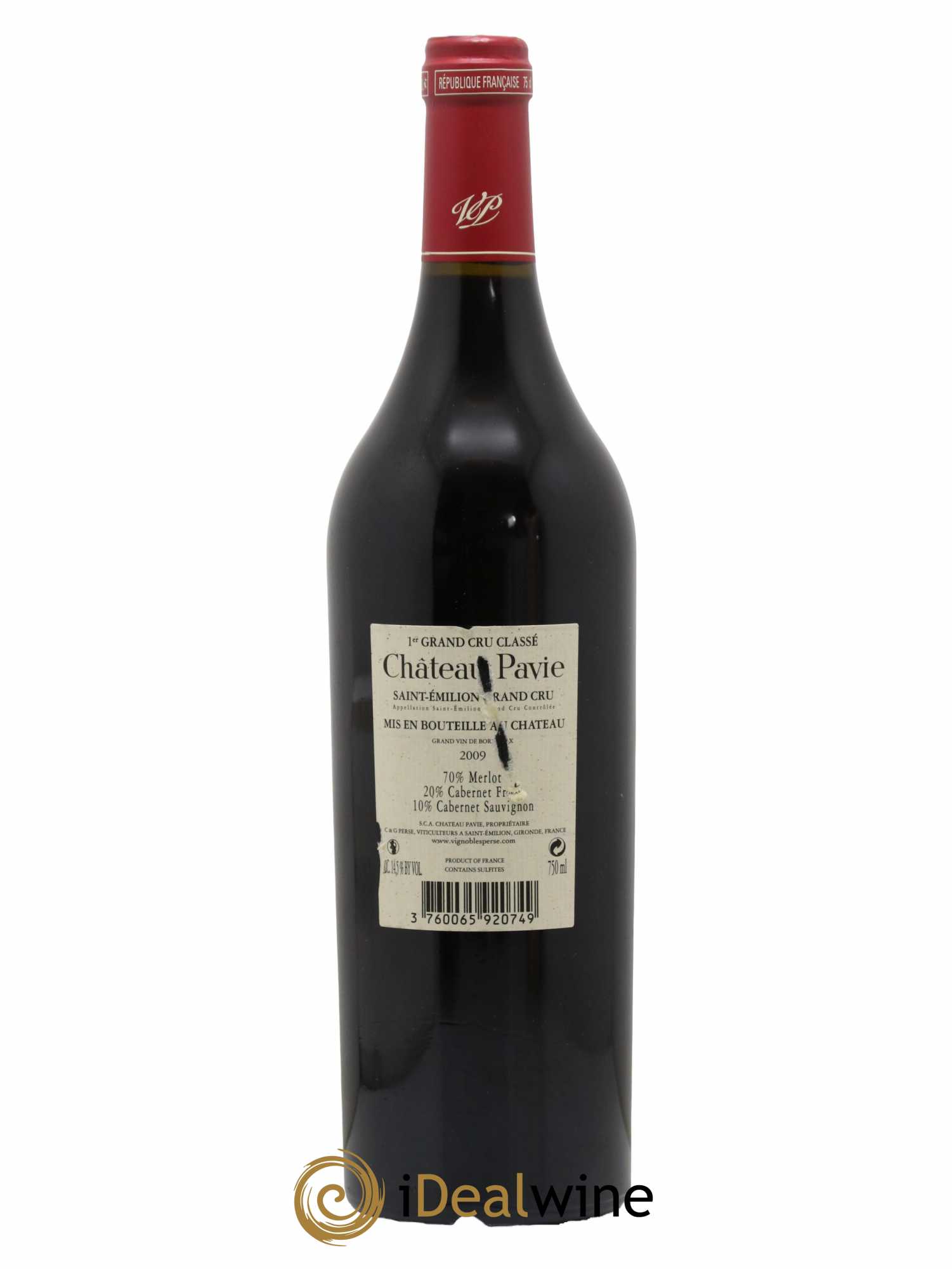 Château Pavie 1er Grand Cru Classé A 2009 - Lot de 1 bouteille - 1