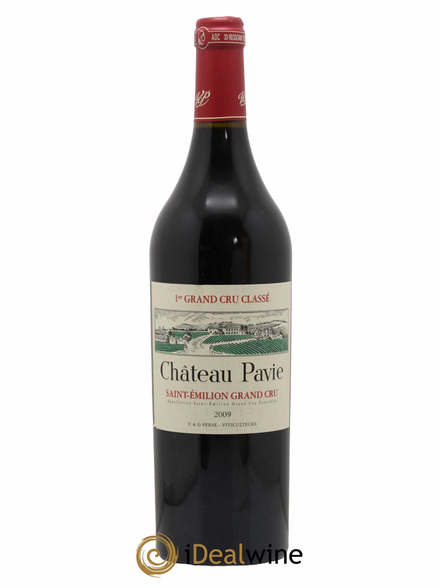 Château Pavie 1er Grand Cru Classé A 2009 - Lot de 1 bouteille - 0