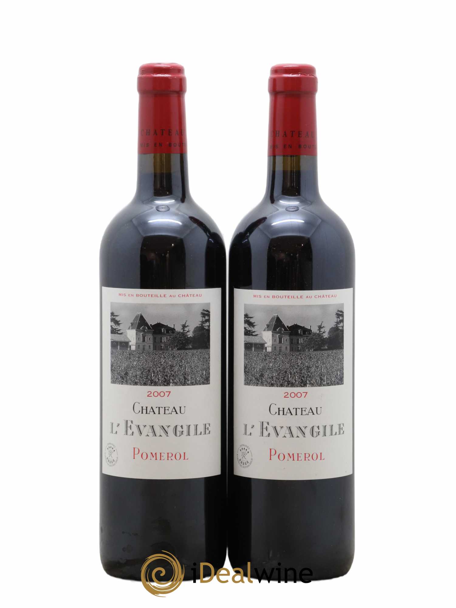 Château l' Évangile 2007 - Lot de 2 bouteilles - 0