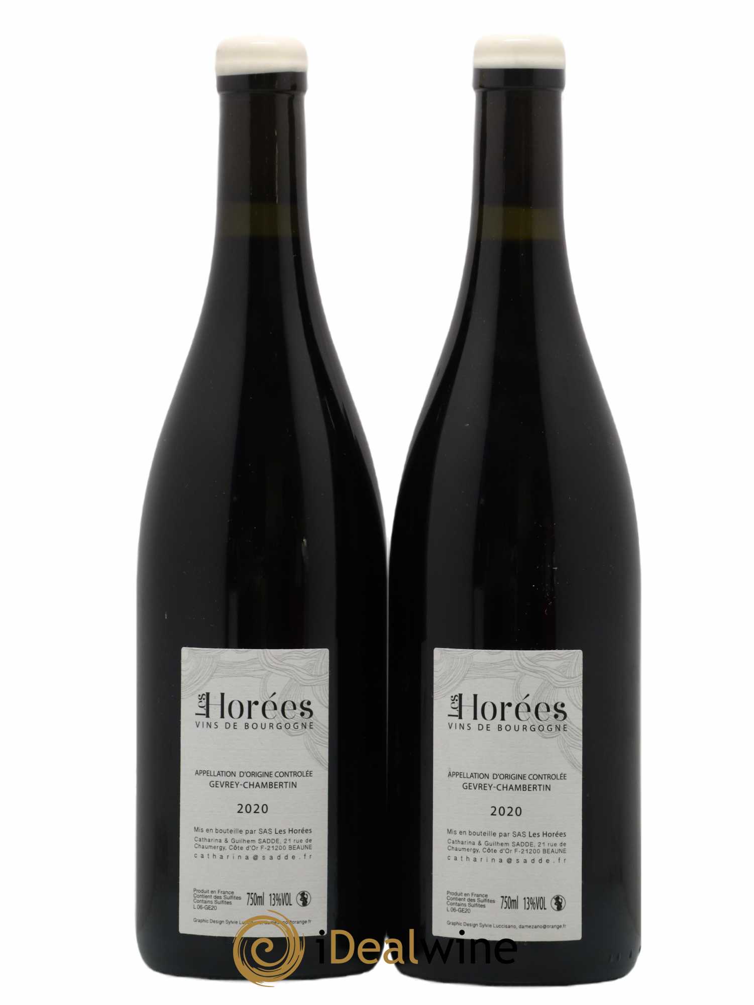 Gevrey-Chambertin En Reniard Les Horées 2020 - Lot de 2 bouteilles - 1