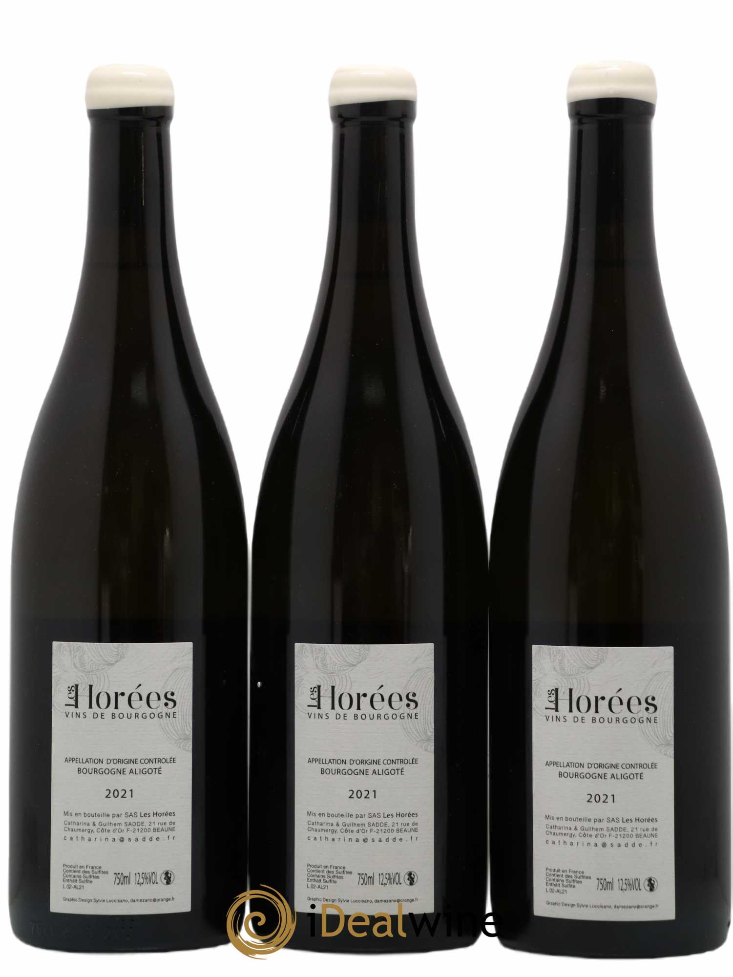 Bourgogne Aligoté En Coulezain Les Horées 2021 - Lot de 3 bouteilles - 1