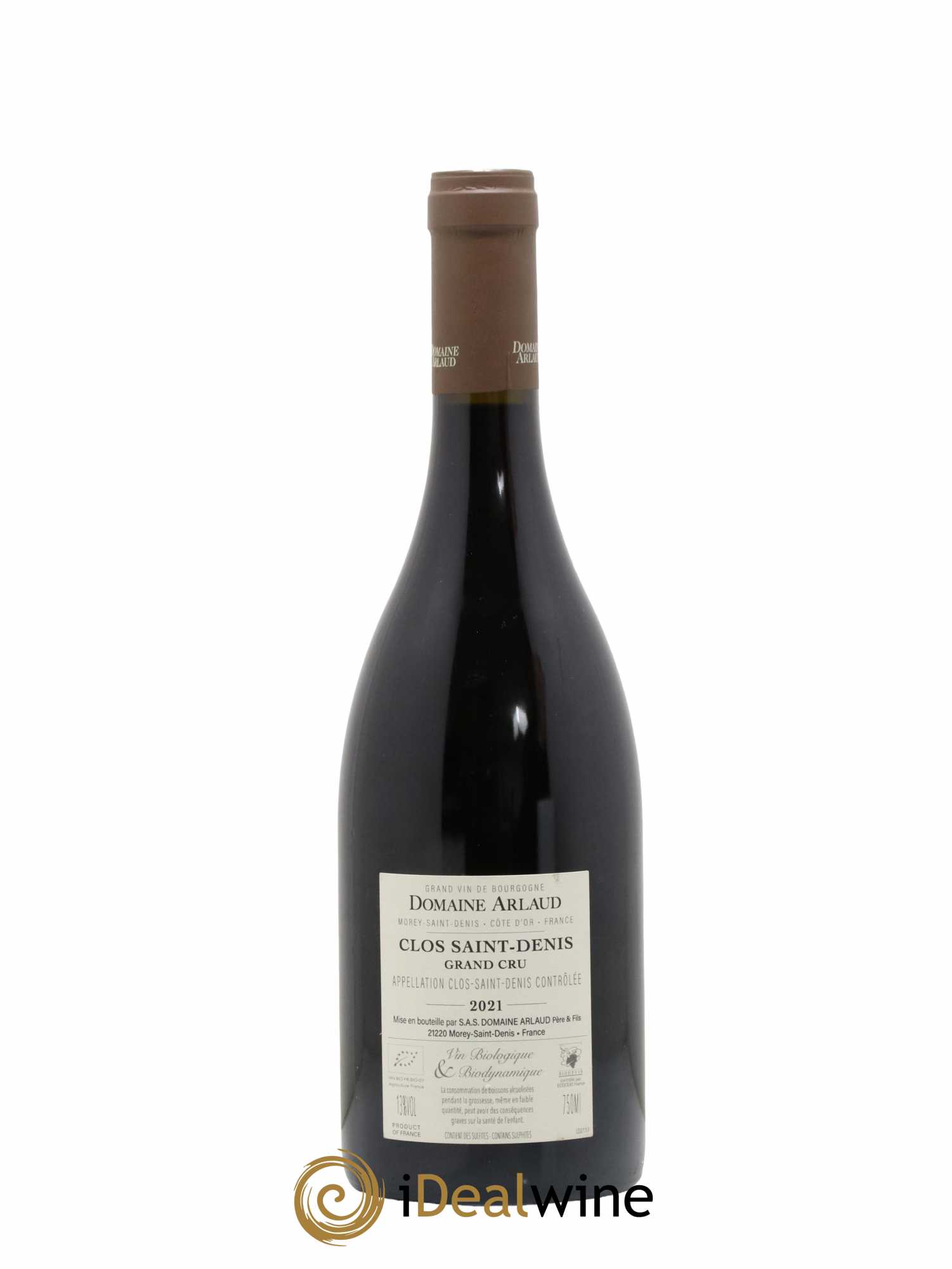 Clos Saint-Denis Grand Cru Arlaud 2021 - Lot de 1 bouteille - 1