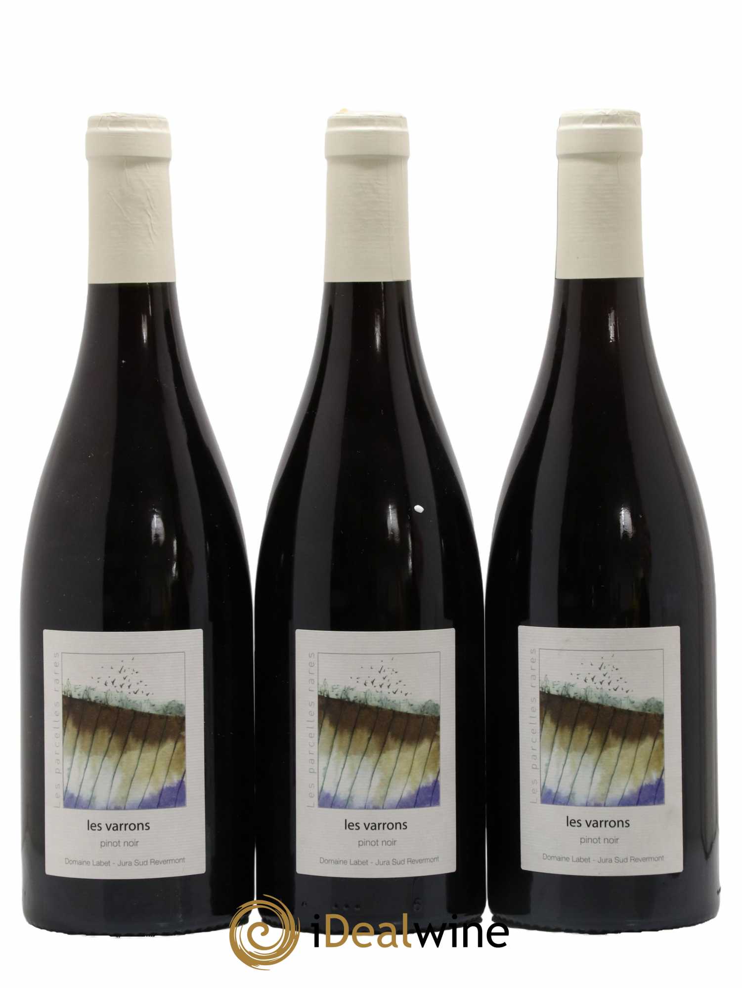 Côtes du Jura Pinot Noir Les Varrons Sélection Massale Romain - Julien - Charline Labet 2019 - Lot de 3 bouteilles - 0