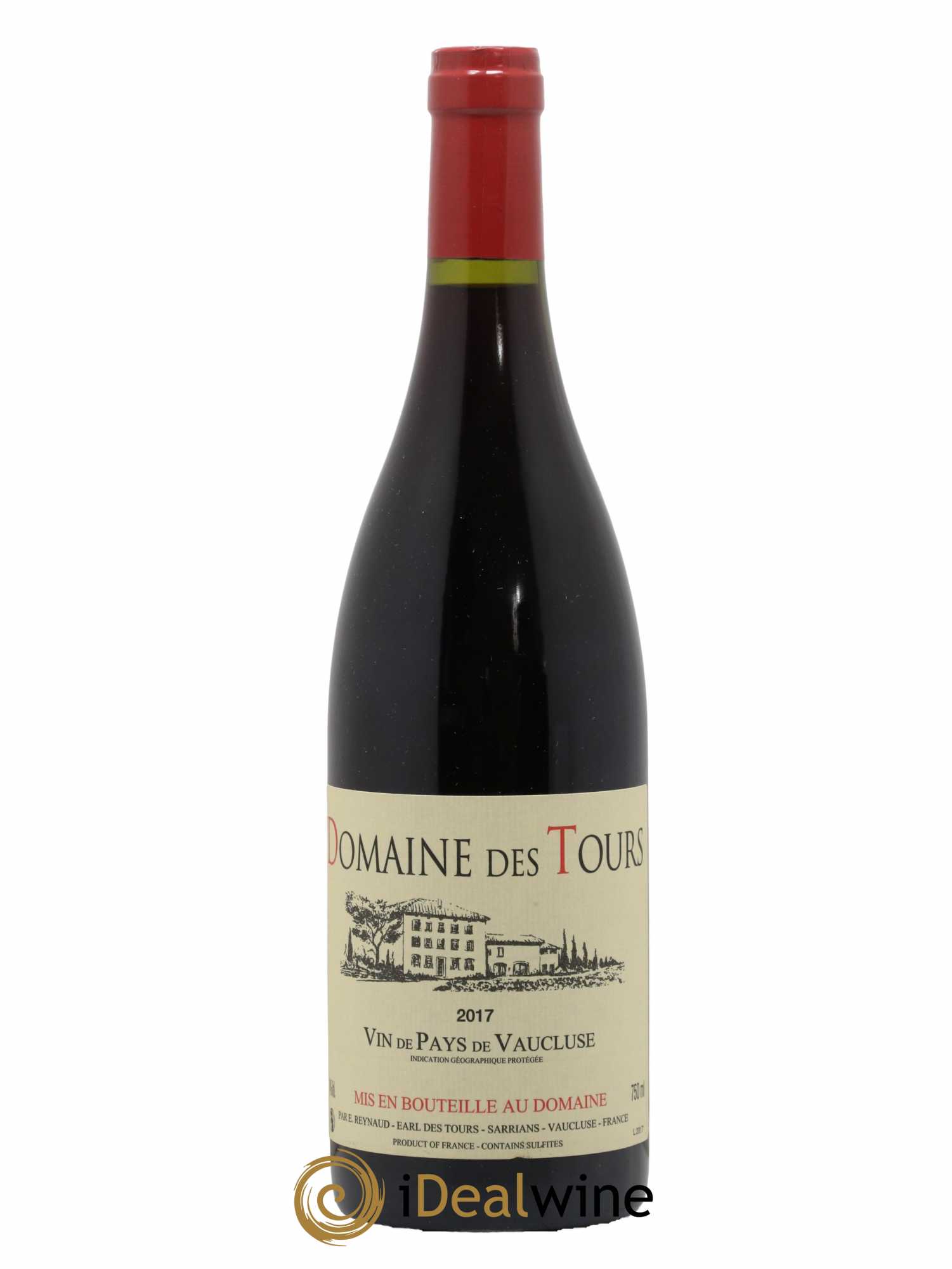 Vaucluse (Vin de Pays de Vaucluse) Domaine des Tours Emmanuel Reynaud 2017 - Lot de 1 bouteille - 0