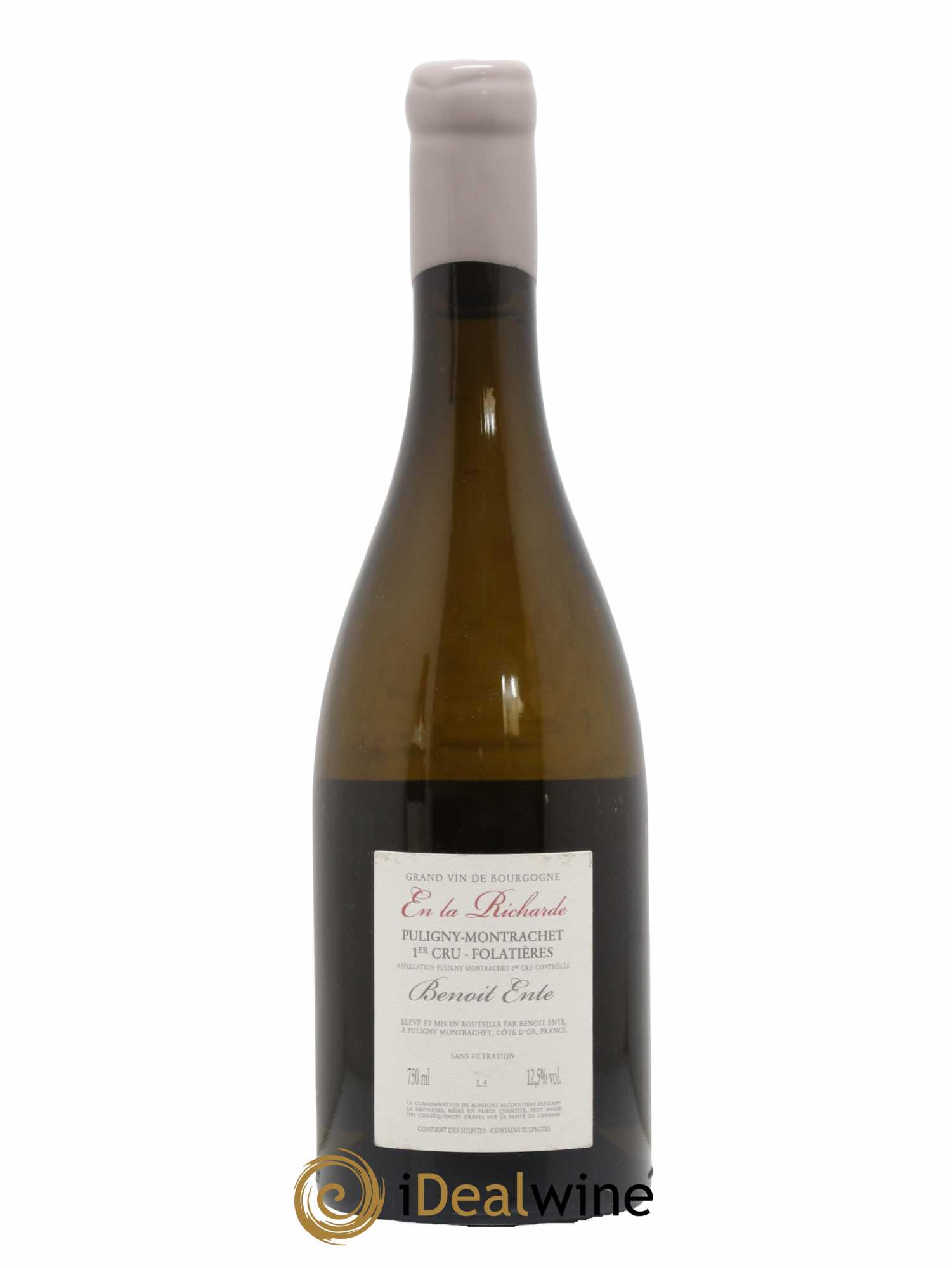 Puligny-Montrachet 1er Cru Folatières En la Richarde Benoit Ente 2018 - Lot de 1 bouteille - 1