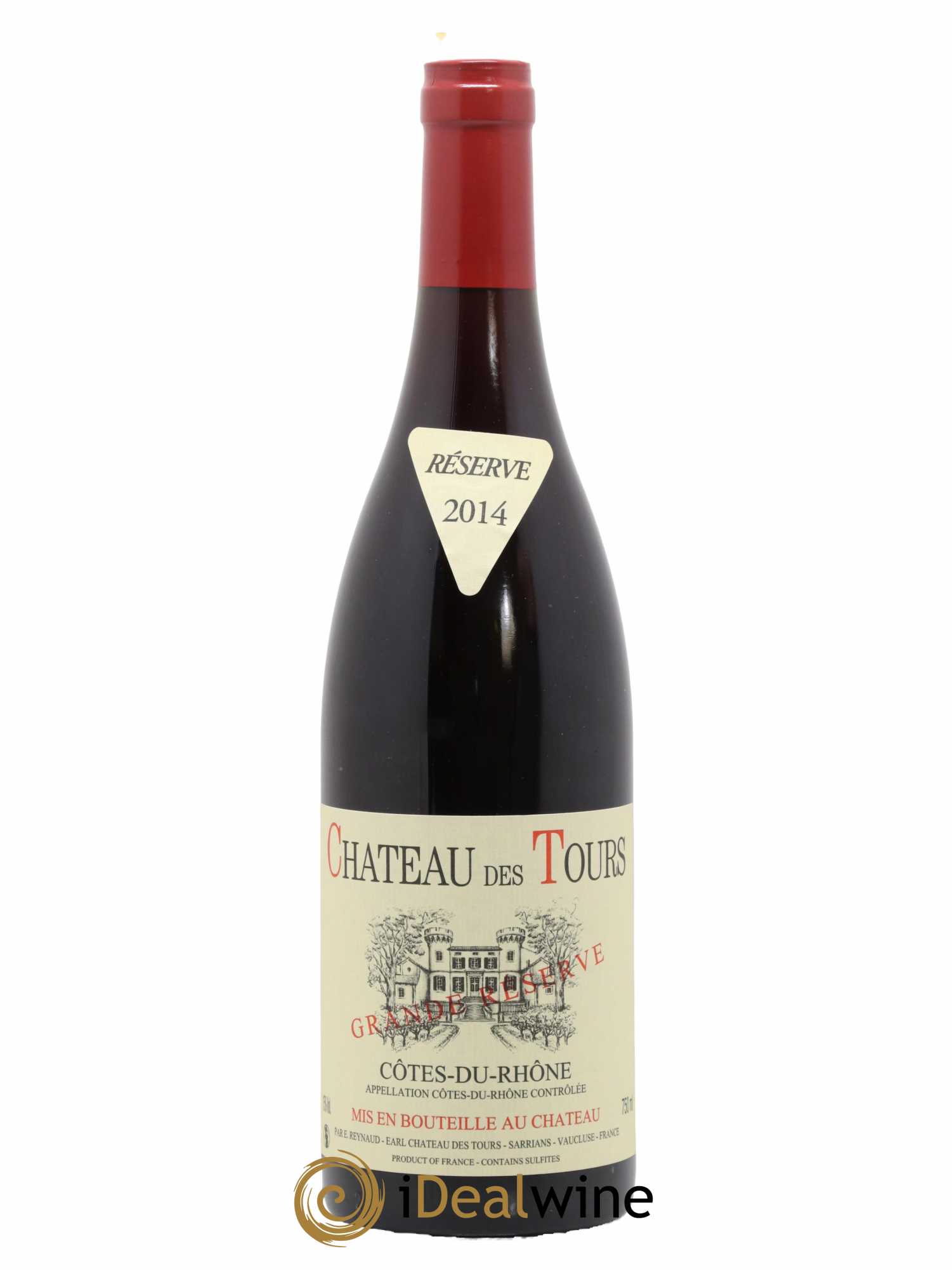 Côtes-du-Rhône Château des Tours Grande Réserve Emmanuel Reynaud 2014 - Lot de 1 bouteille - 0