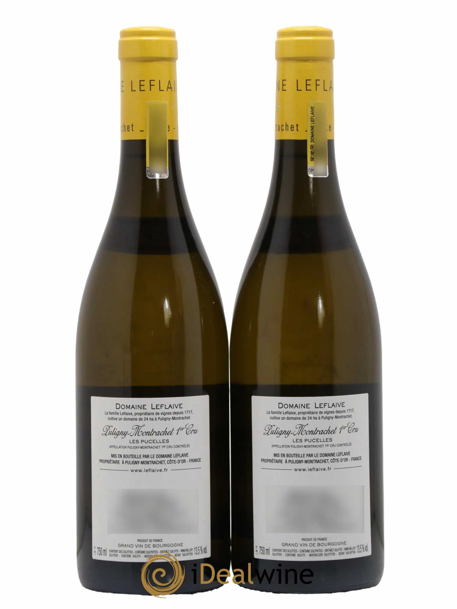 Puligny-Montrachet 1er Cru Les Pucelles Leflaive (Domaine) 2018 - Lot de 2 bouteilles - 1