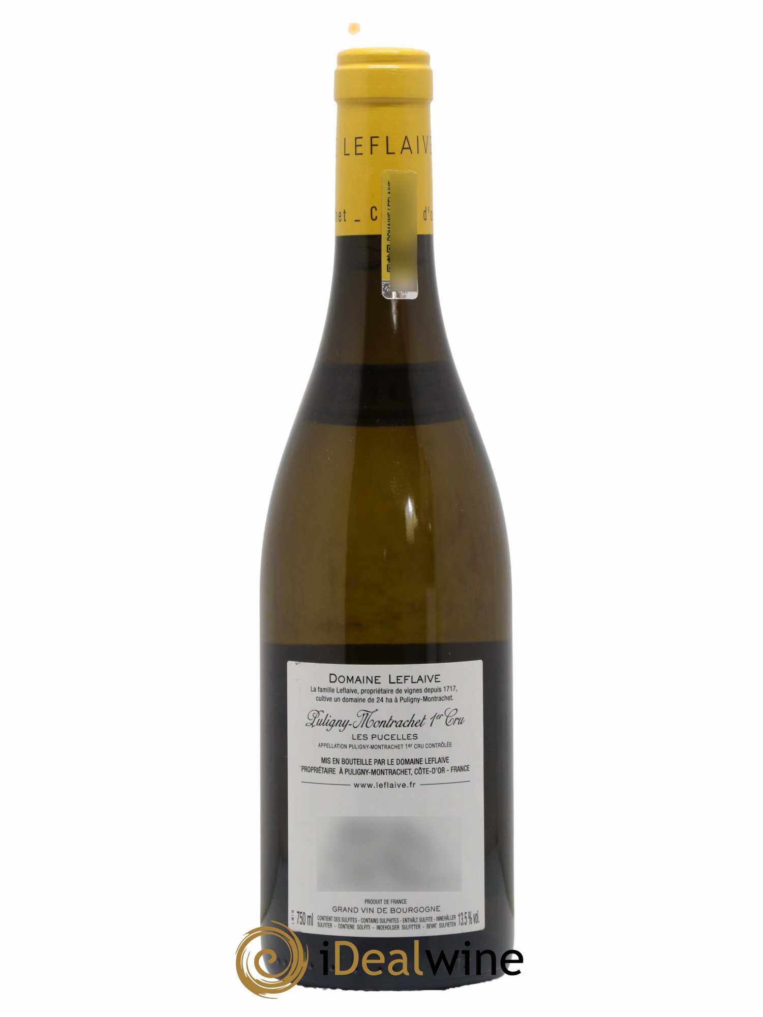 Puligny-Montrachet 1er Cru Les Pucelles Leflaive (Domaine) 2018 - Lot de 1 bouteille - 1