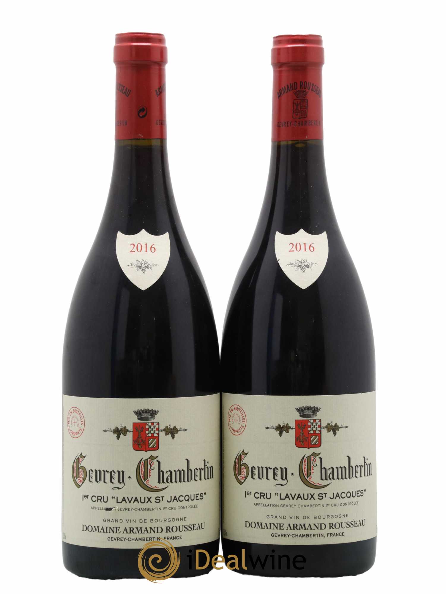 Gevrey-Chambertin 1er Cru Lavaux Saint Jacques Armand Rousseau (Domaine) 2016 - Lot de 2 bouteilles - 0