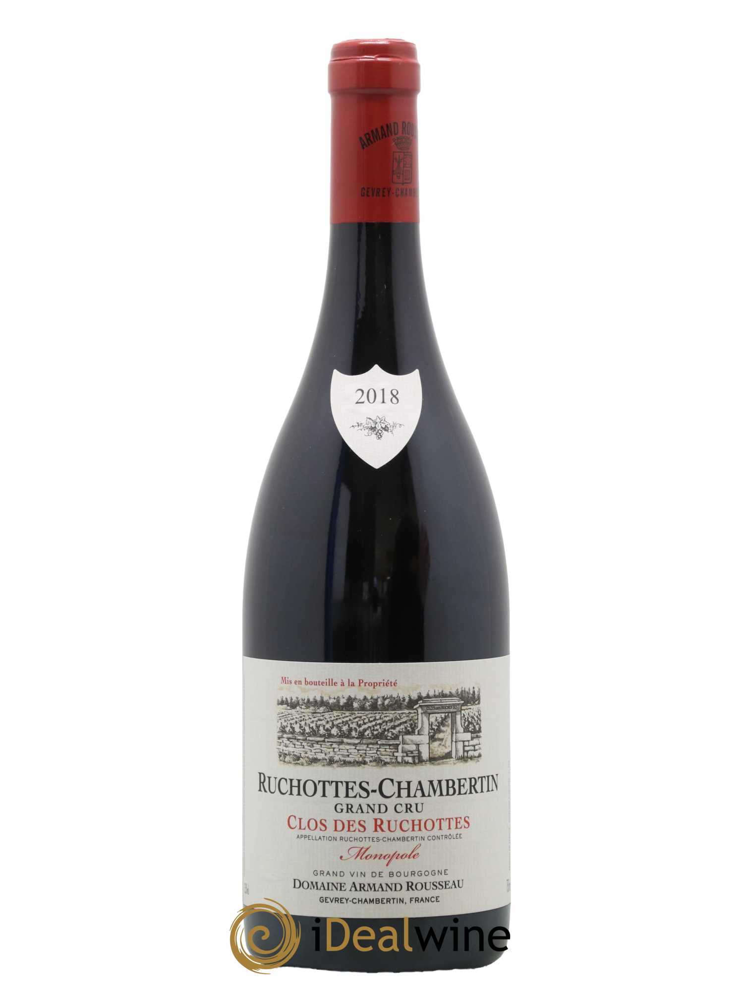 Ruchottes-Chambertin Grand Cru Clos des Ruchottes Armand Rousseau (Domaine) 2018 - Lot de 1 bouteille - 0