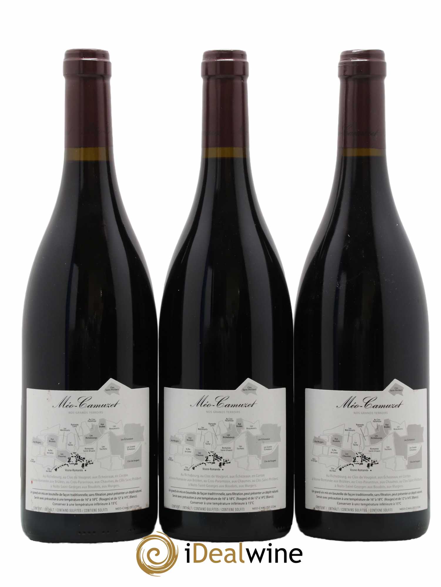 Vosne-Romanée 1er Cru Les Chaumes Méo-Camuzet (Domaine) 2019 - Lot de 3 bouteilles - 1