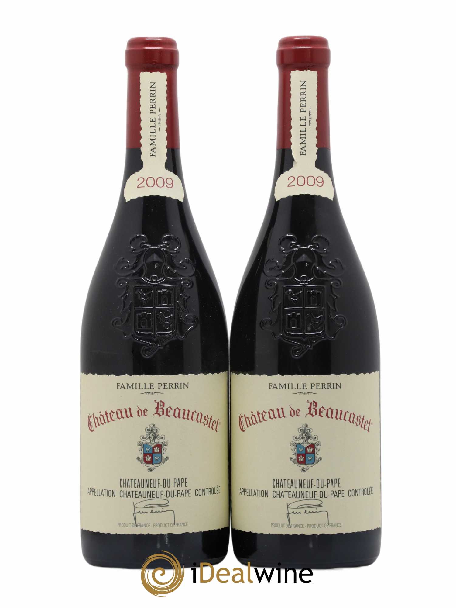 Châteauneuf-du-Pape Château de Beaucastel Famille Perrin 2009 - Lot de 2 bouteilles - 0
