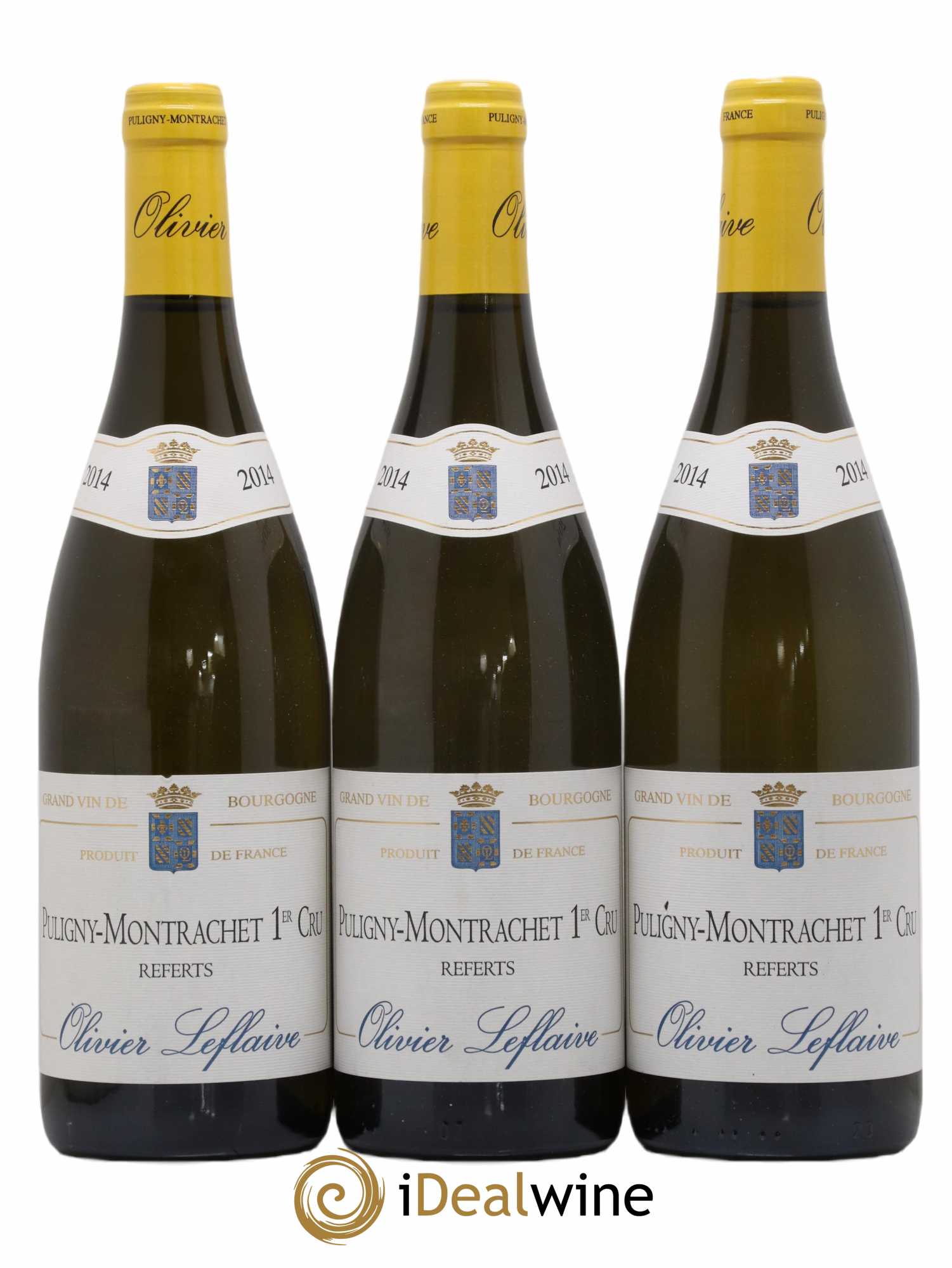 Puligny-Montrachet 1er Cru Les Referts Olivier Leflaive 2014 - Lot de 3 bouteilles - 0
