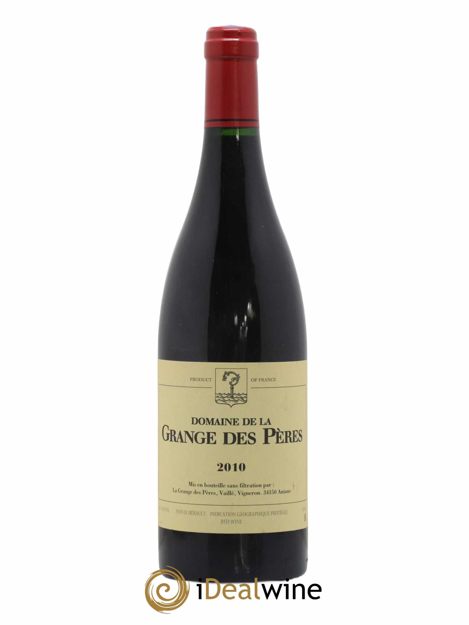 Pays d'Hérault Grange des Pères Laurent Vaillé 2010 - Lot de 1 bouteille - 0