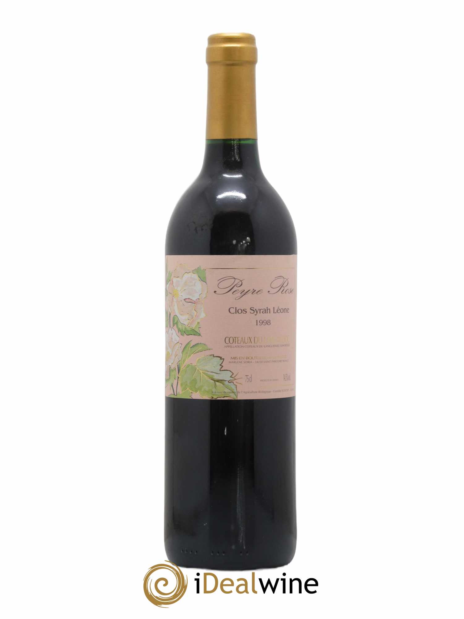 Coteaux du Languedoc Domaine Peyre Rose Belle Léone (anciennement Syrah Léone) Marlène Soria 1998 - Lot de 1 bouteille - 0