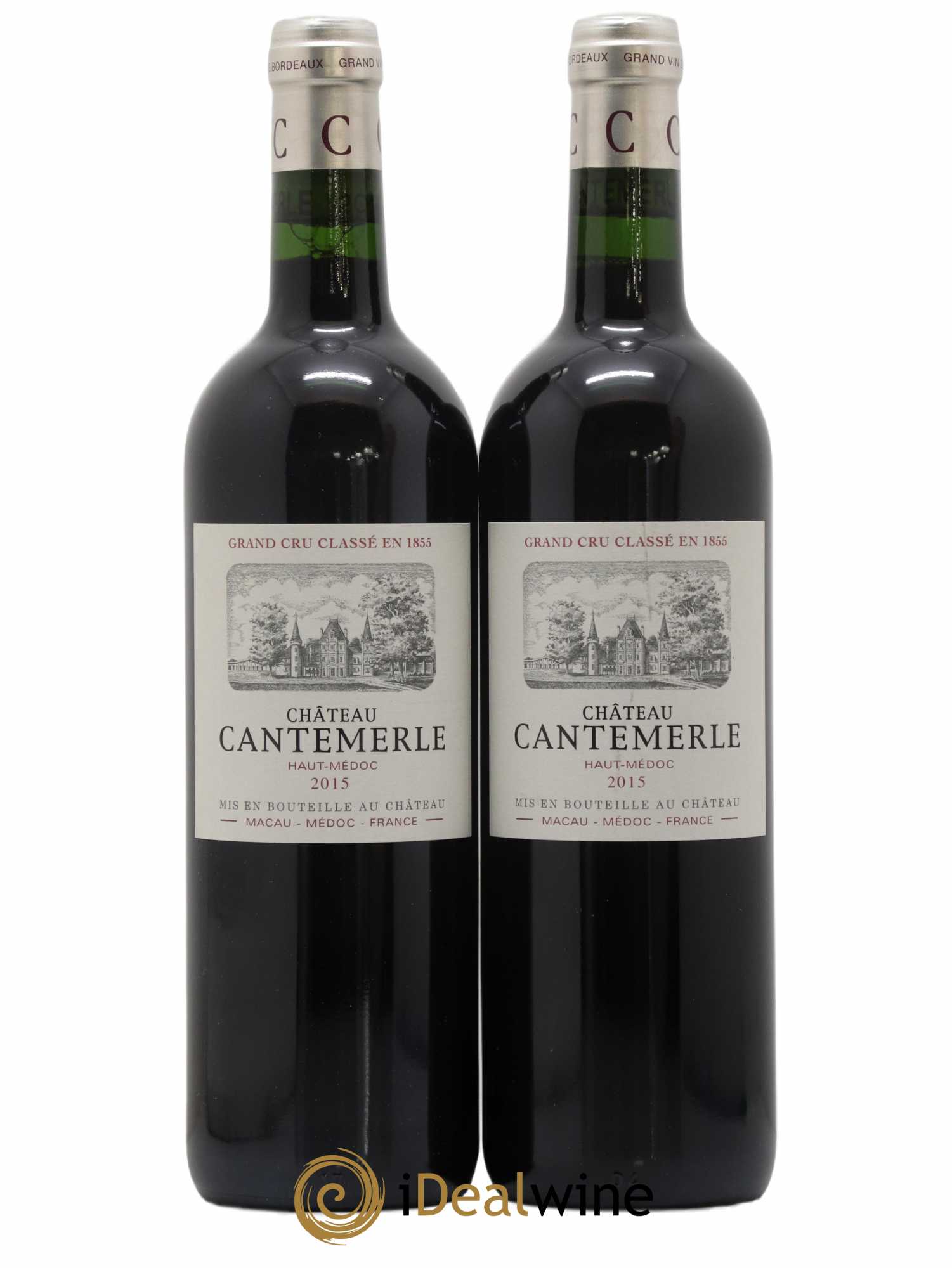 Château Cantemerle 5ème Grand Cru Classé 2015 - Lot de 2 bouteilles - 0