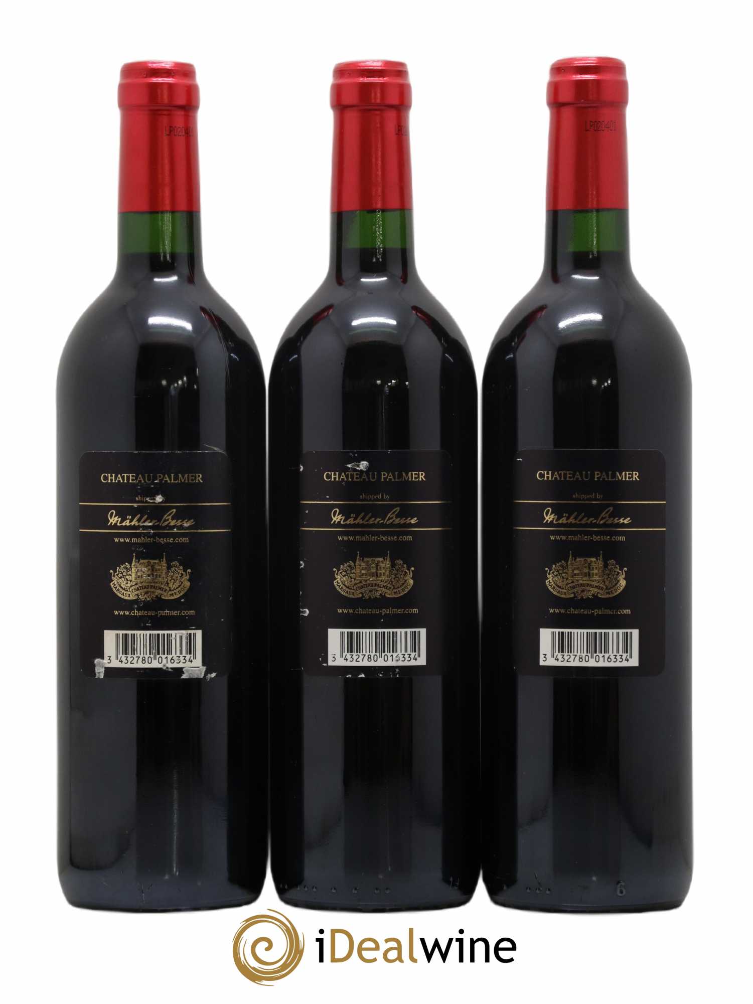 Château Palmer 3ème Grand Cru Classé 2002 - Lot de 3 bouteilles - 1