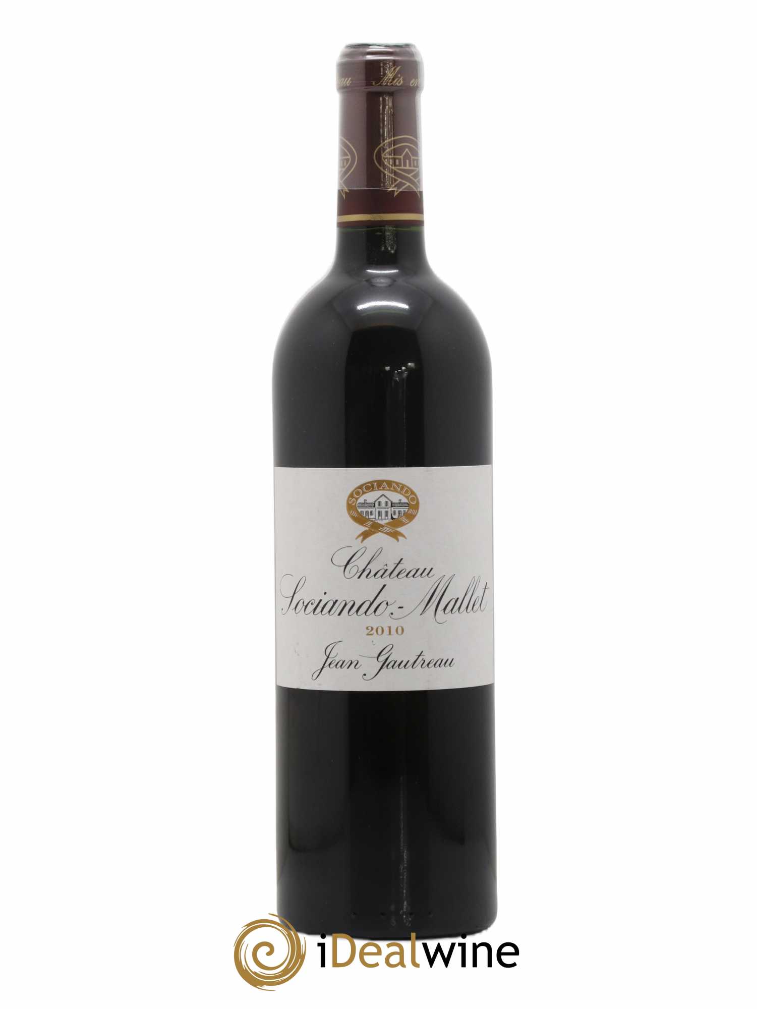 Château Sociando Mallet 2010 - Lot de 1 bouteille - 0