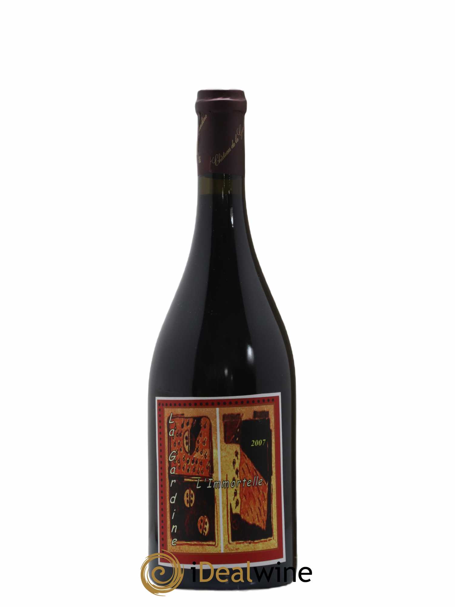 Châteauneuf-du-Pape Château de La Gardine L'Immortelle Famille Brunel 2007 - Lot de 1 bouteille - 0