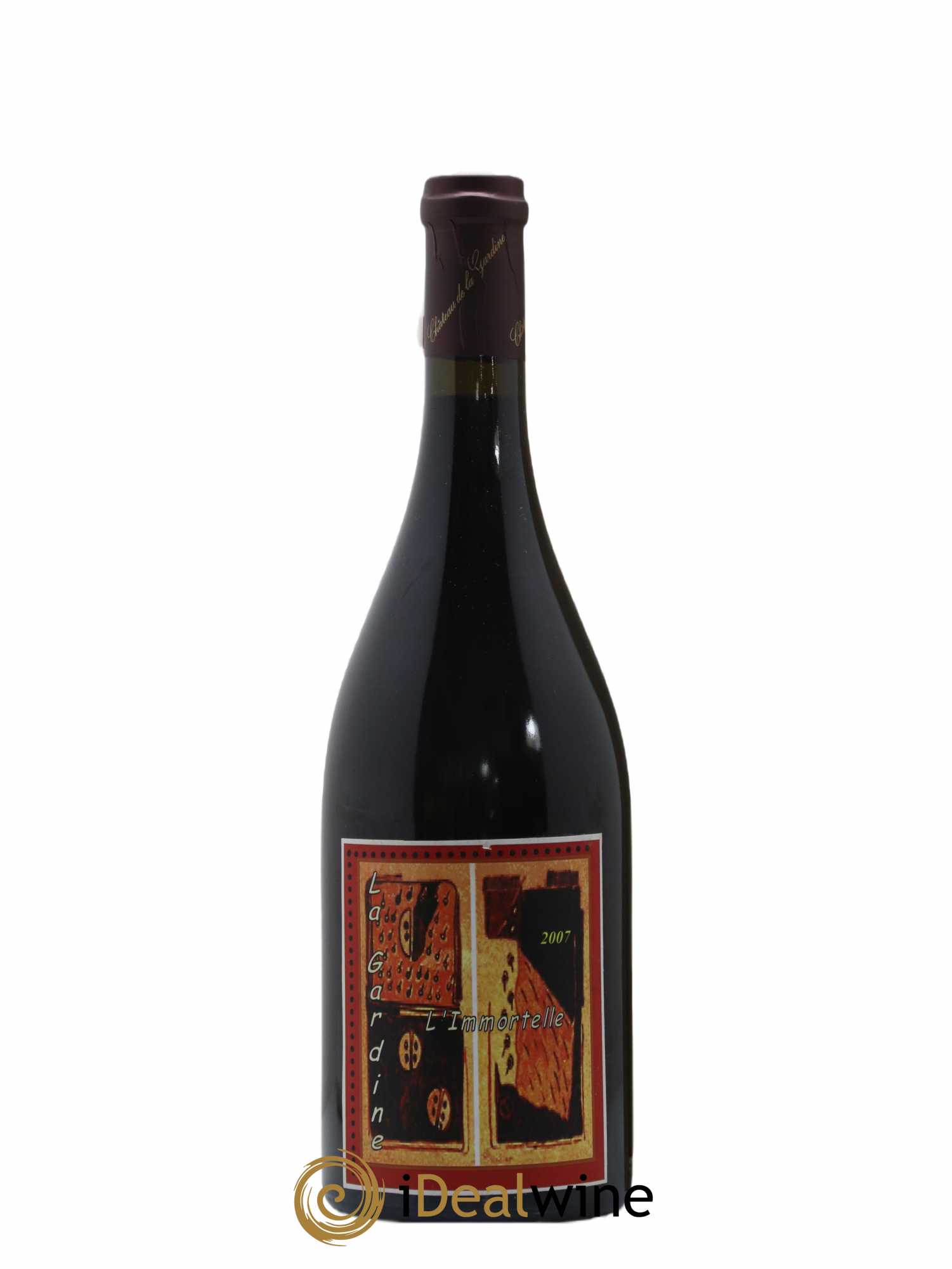 Châteauneuf-du-Pape Château de La Gardine L'Immortelle Famille Brunel 2007 - Lot de 1 bouteille - 0