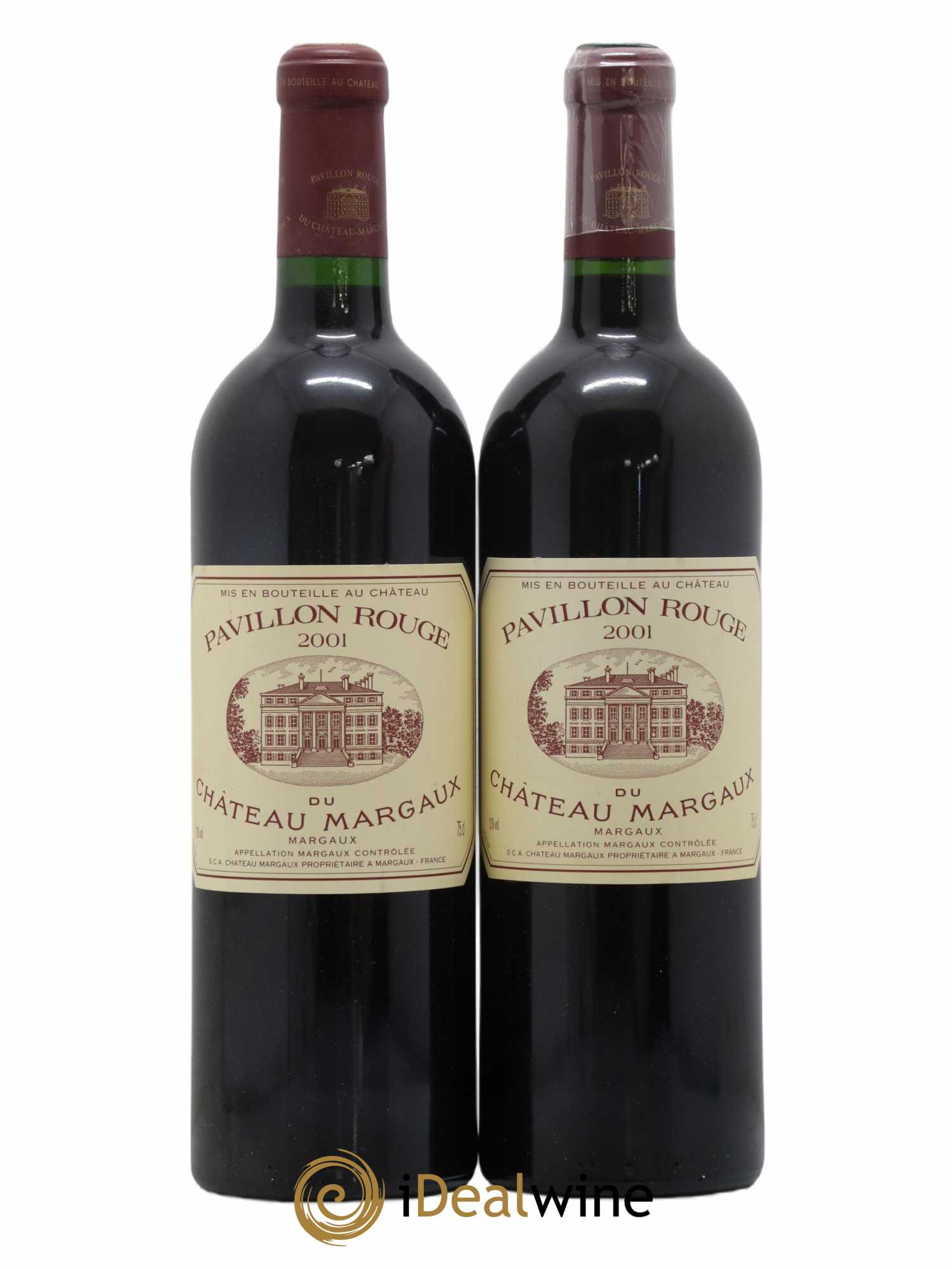 Pavillon Rouge du Château Margaux Second Vin 2001 - Lot de 2 bouteilles - 0