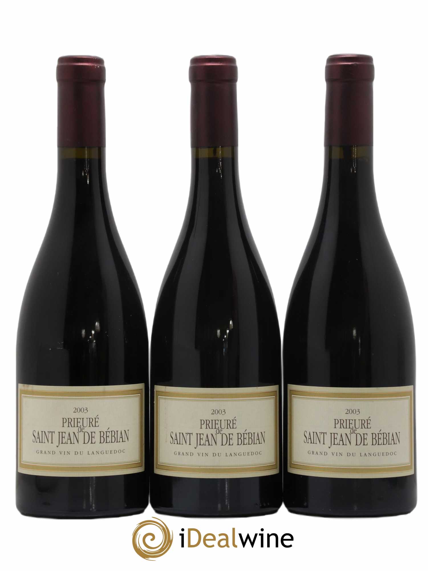 Languedoc Prieuré St-Jean de Bébian 2003 - Lot de 3 bouteilles - 0