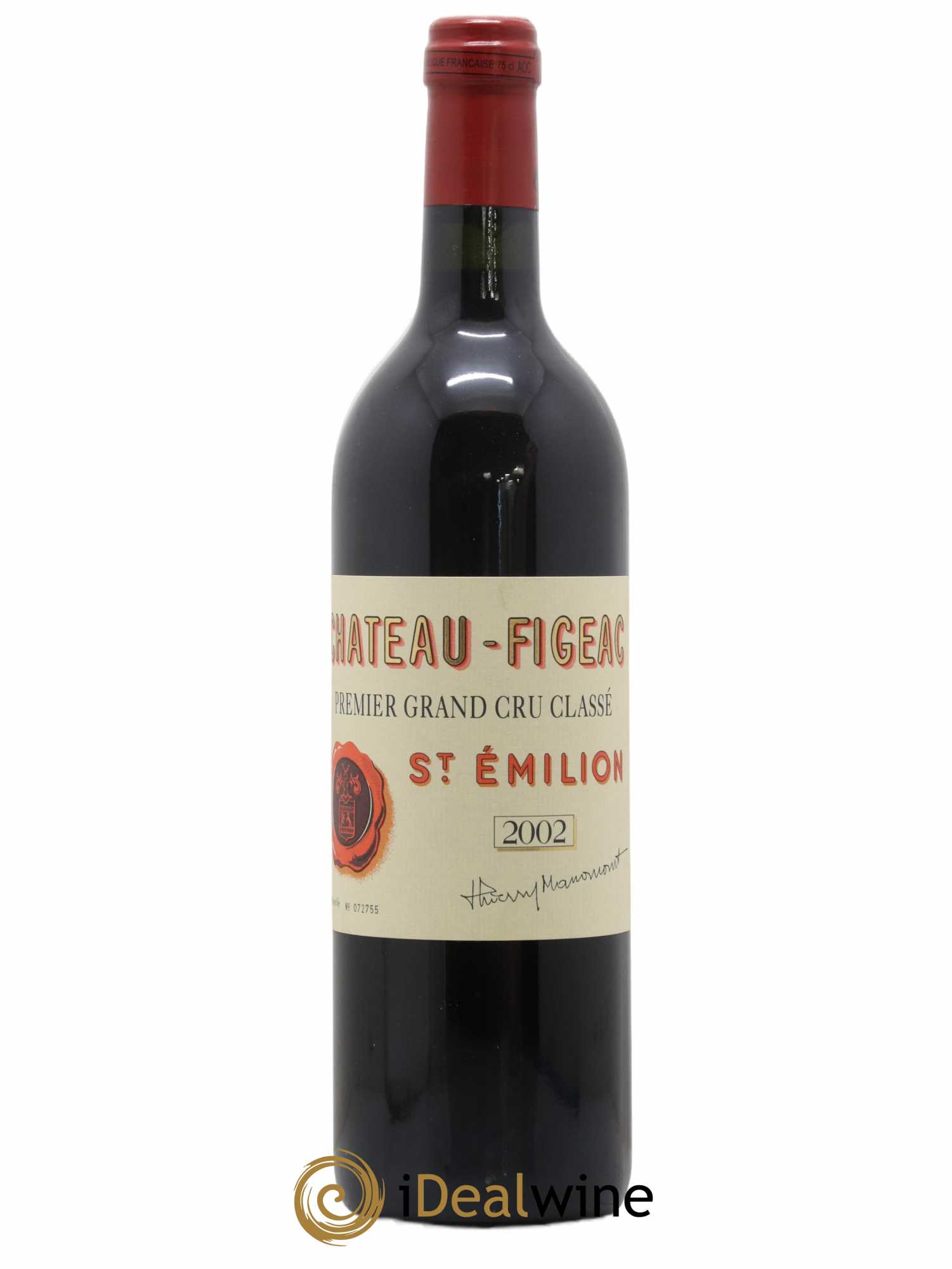 Château Figeac 1er Grand Cru Classé A 2002 - Lot de 1 bouteille - 0