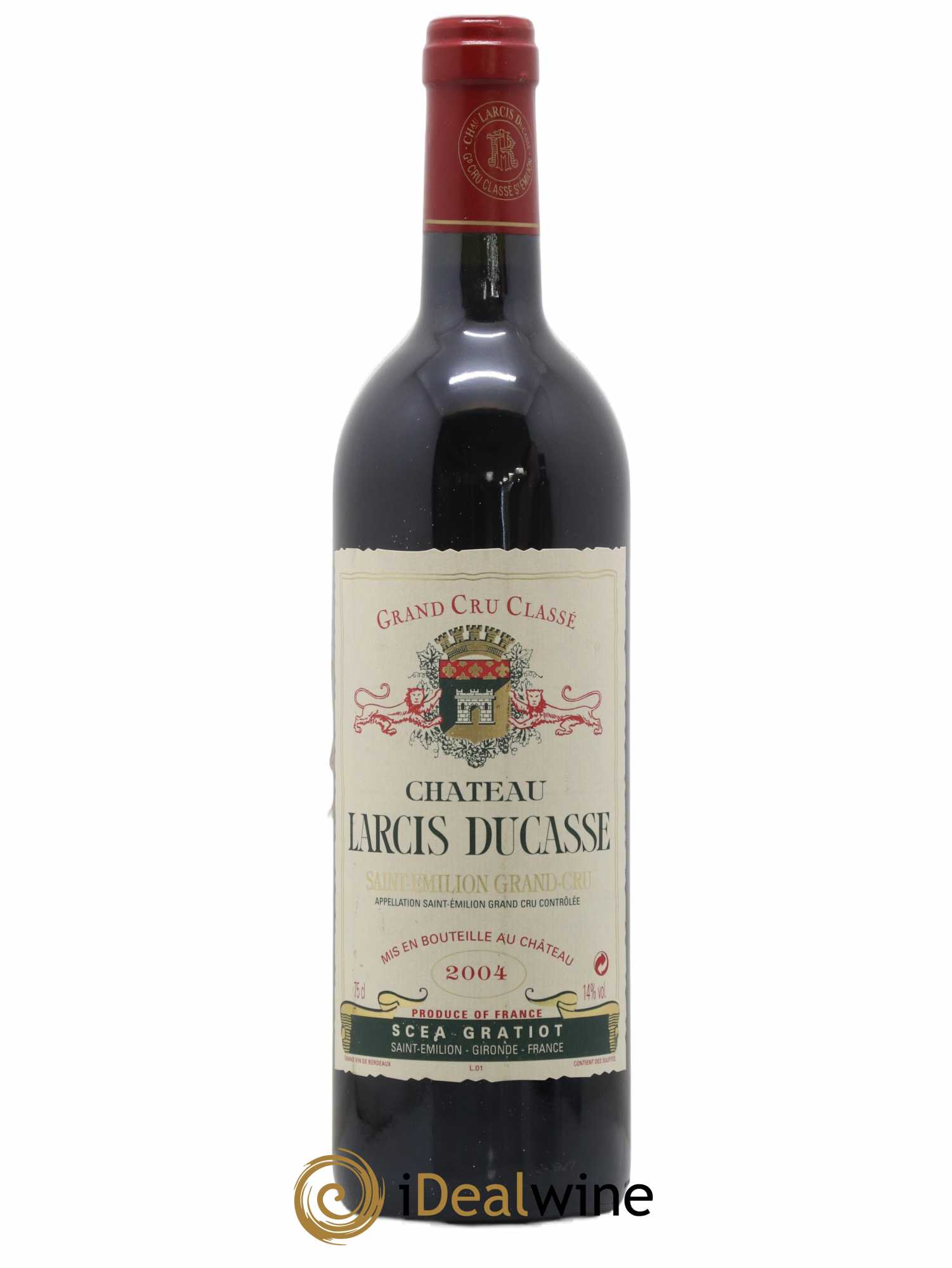 Château Larcis Ducasse 1er Grand Cru Classé B 2004 - Lot de 1 bouteille - 0