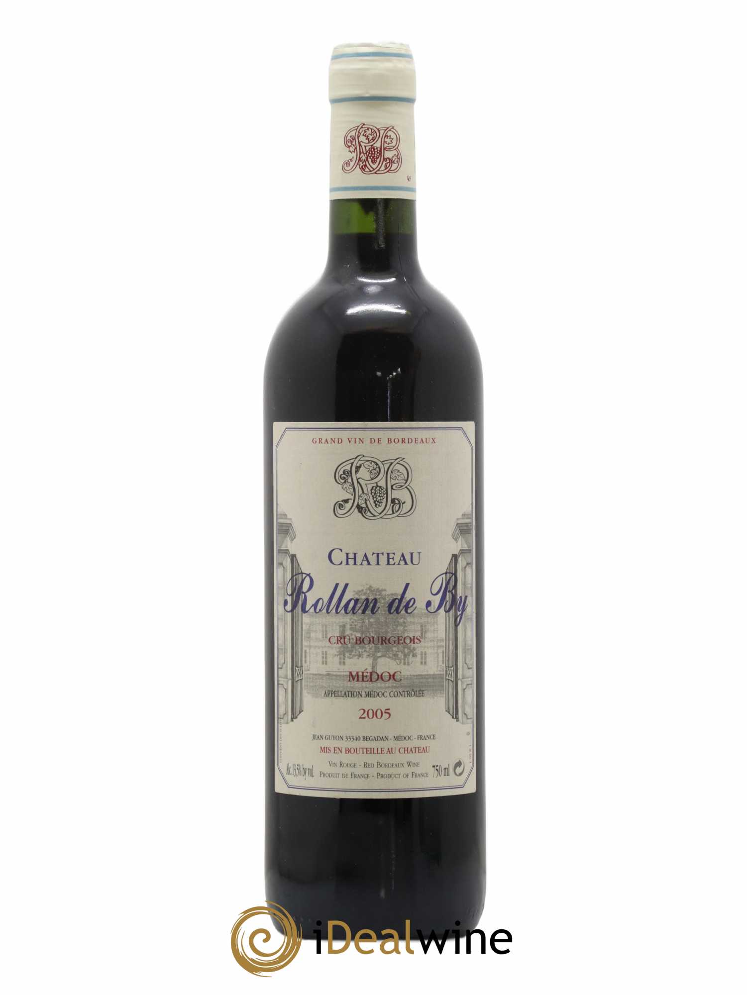 Château Rollan de By Cru Bourgeois 2005 - Lot de 1 bouteille - 0